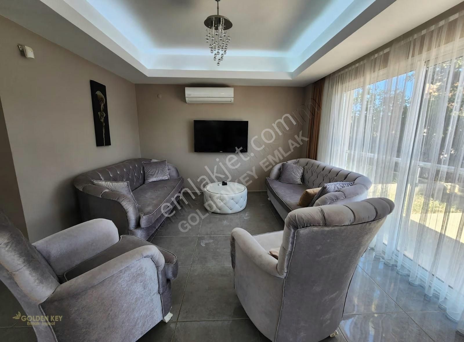 Çalış Plajına 200 M | 4+1 Eşyalı | Uzun Dönem Kiralık Müstakil - Görsel 17