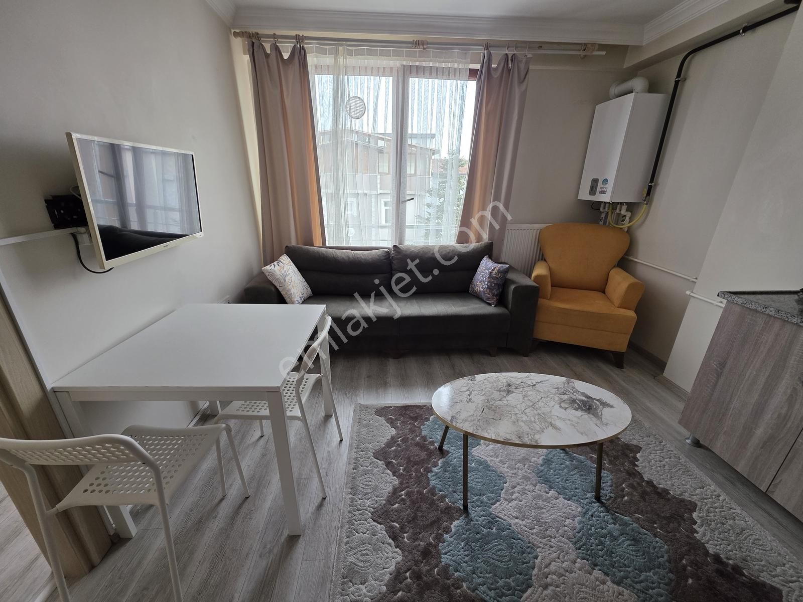 Mefe Yapı'dan Değirmenaltında Full Eşyalı Kiralık 1+1 Daire - Görsel 2