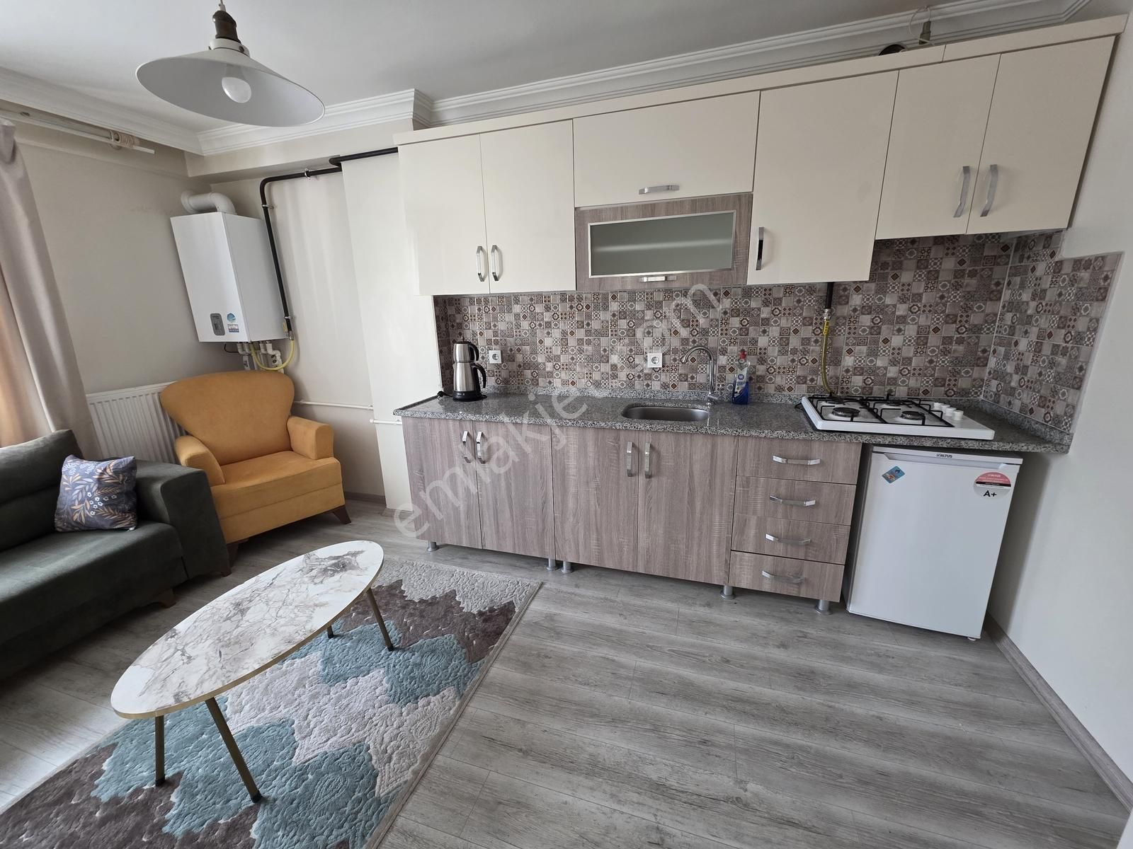 Mefe Yapı'dan Değirmenaltında Full Eşyalı Kiralık 1+1 Daire - Görsel 3