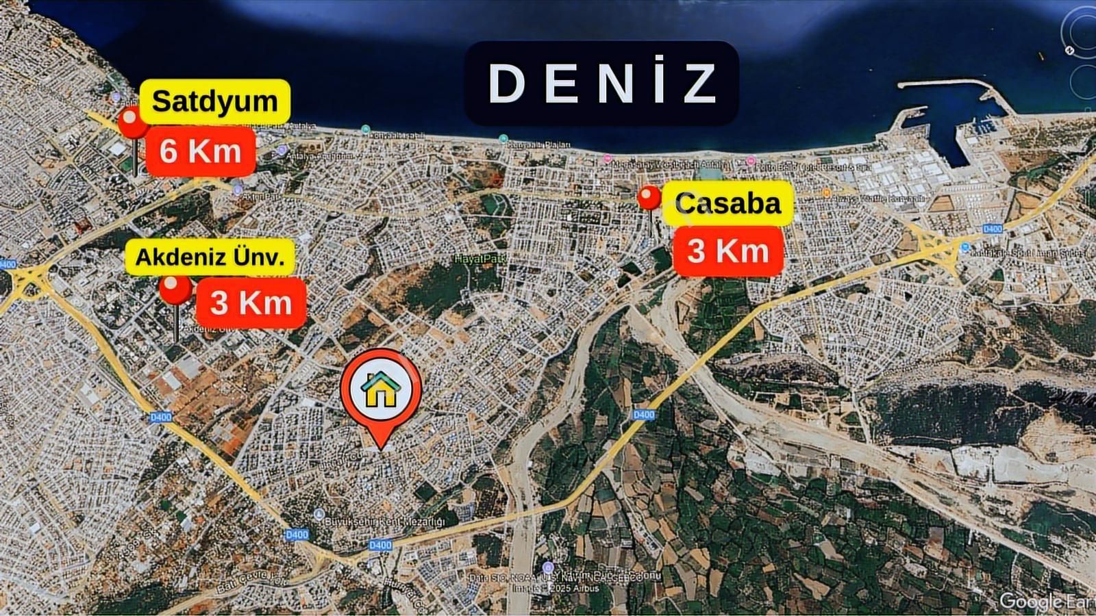 Antalya Konyaaltı Uncalı-kiralık 3+1 İçi Yapılı-asansör-boş - Görsel 27