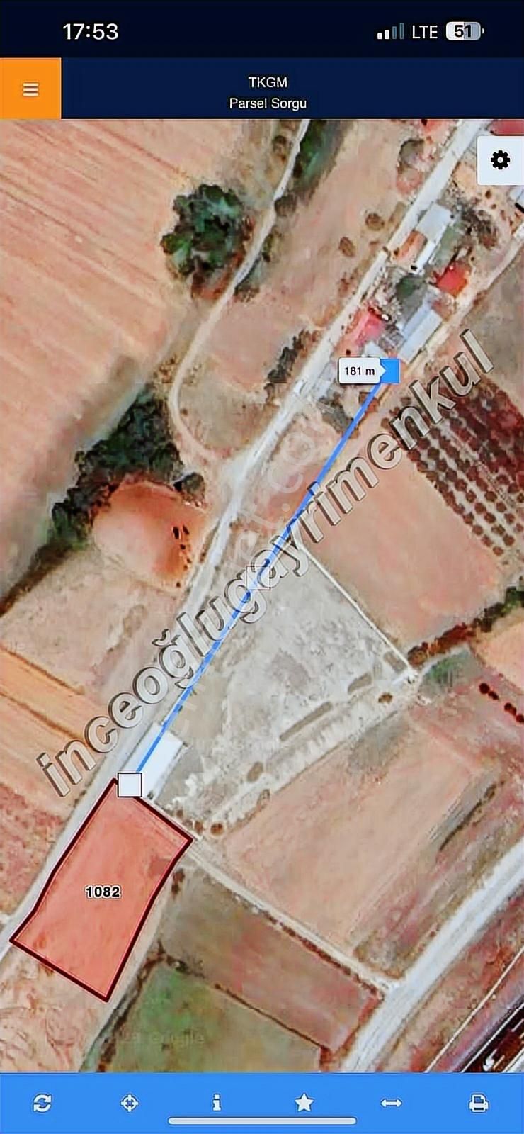 İnceoğlundan Çeltikçi'de Satılık 1.375,00m² Araç Takaslı Arazi - Görsel 4