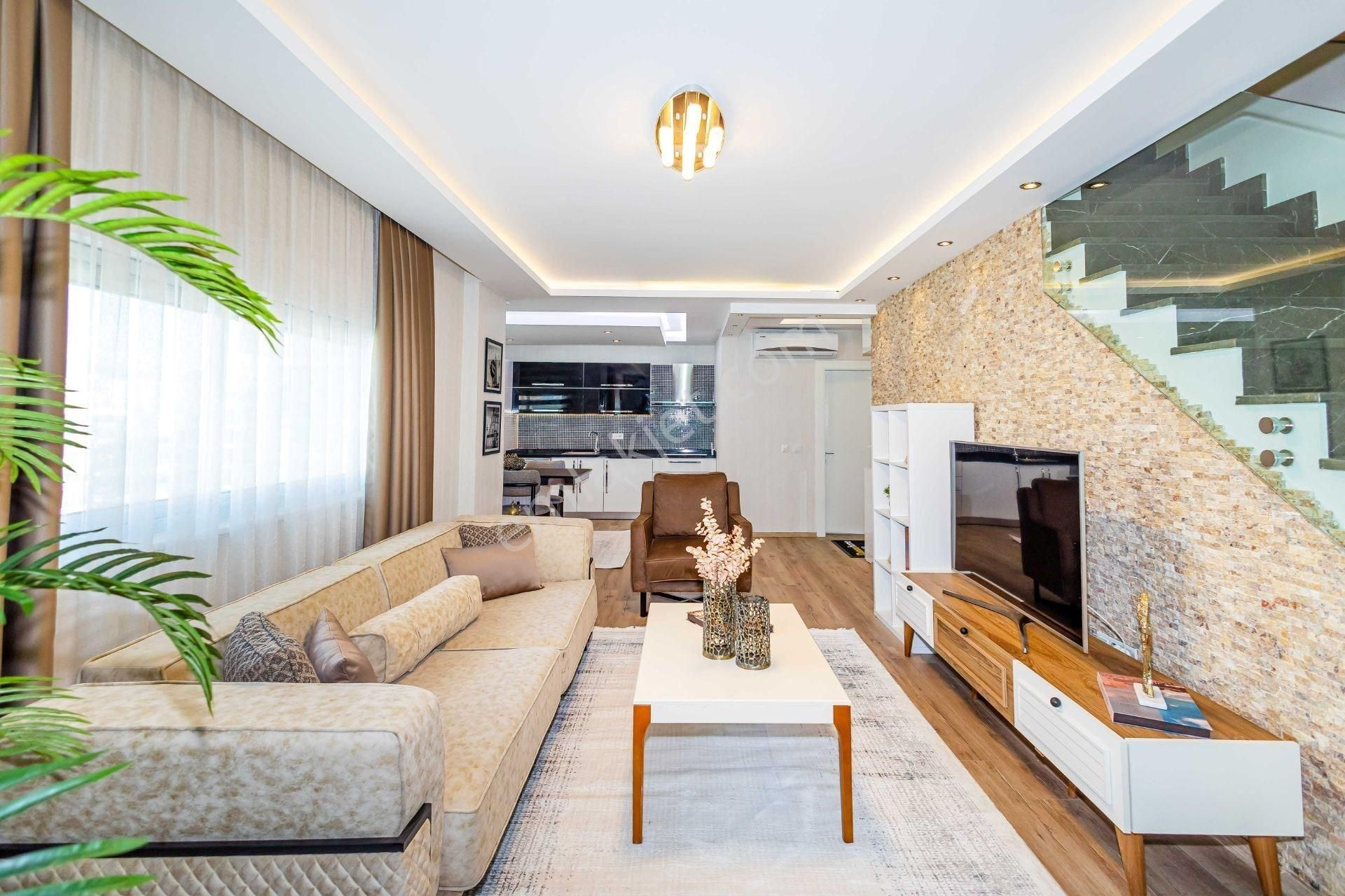 Alanya / Kestel | Denize Sıfır | Deniz Manzaralı 2+1 Çatı Dubleks - Görsel 3