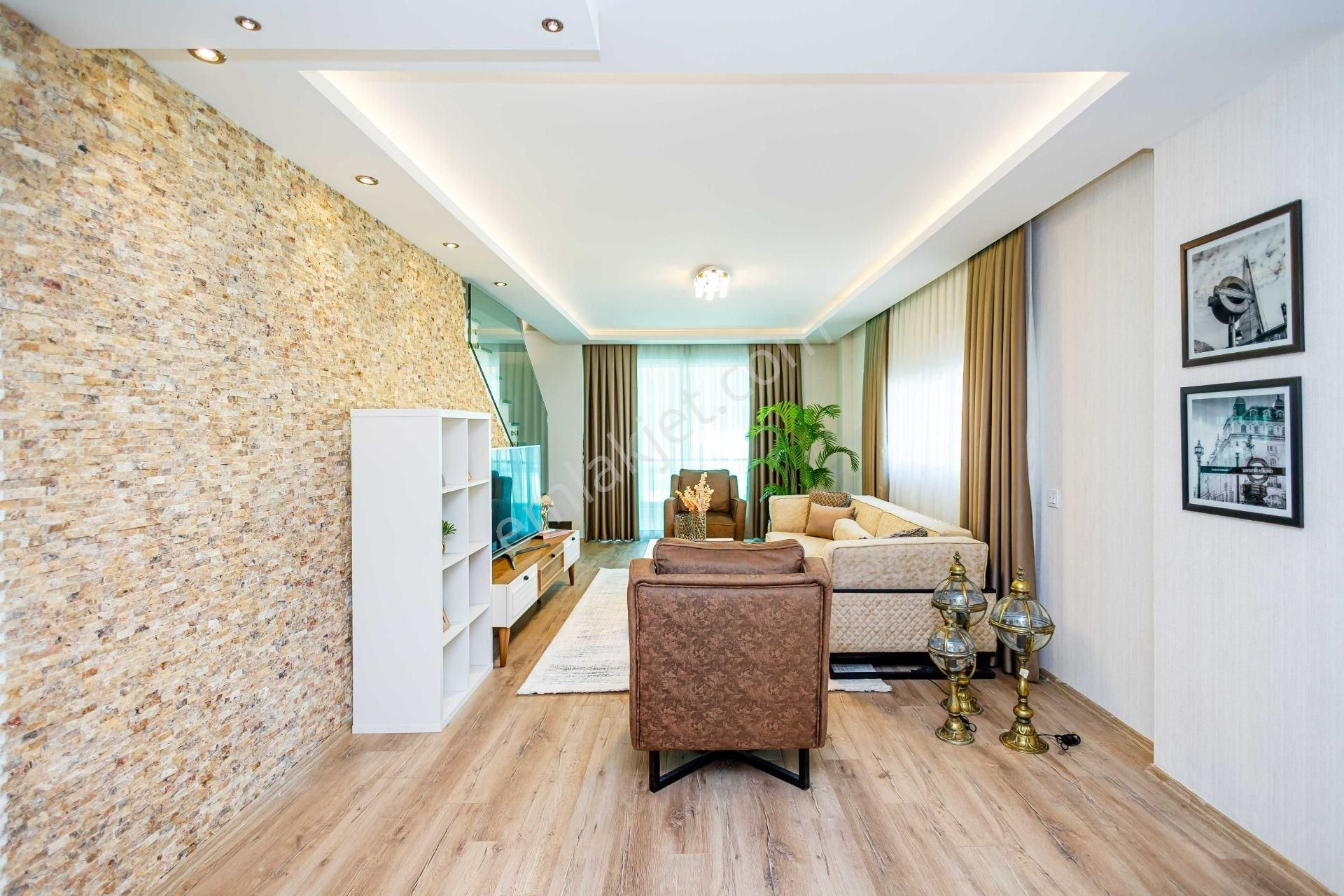 Alanya / Kestel | Denize Sıfır | Deniz Manzaralı 2+1 Çatı Dubleks - Görsel 5