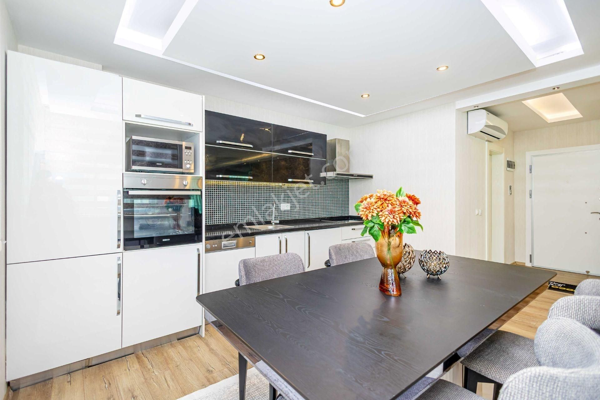 Alanya / Kestel | Denize Sıfır | Deniz Manzaralı 2+1 Çatı Dubleks - Görsel 9