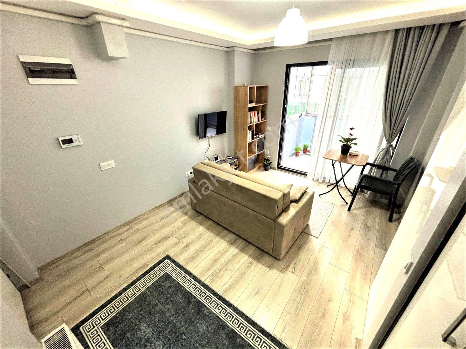 🟠🟠alfa'dan Akçay'da Satılık Yüzme Havuzlu Cam Balkon Kapalı Otoparklı Şık 1+1 Daire - Görsel 5