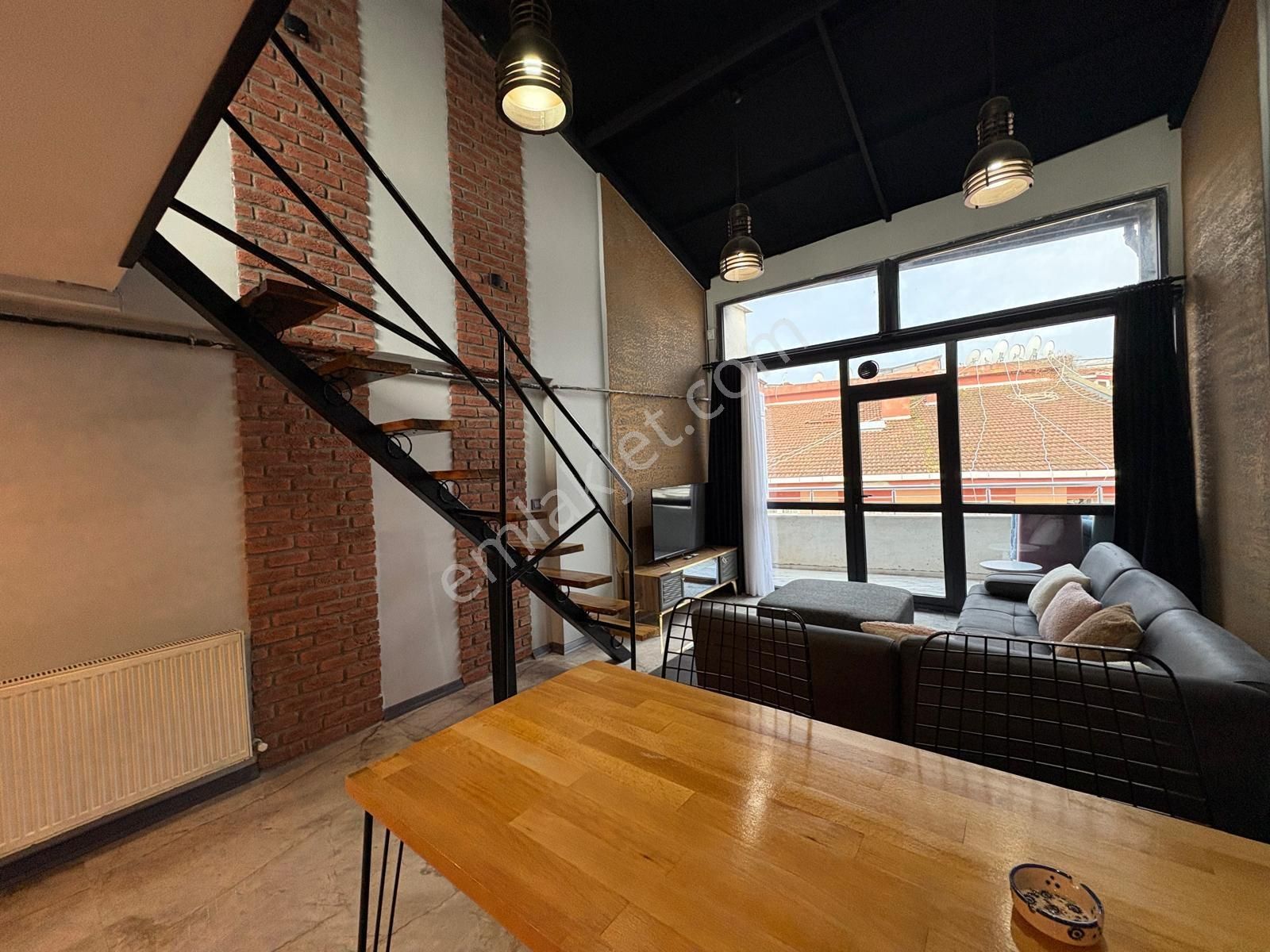 Görüklede Full Eşyalı Geniş M2 Dubleks 1+1 Satılık Loft Daire - Görsel 16