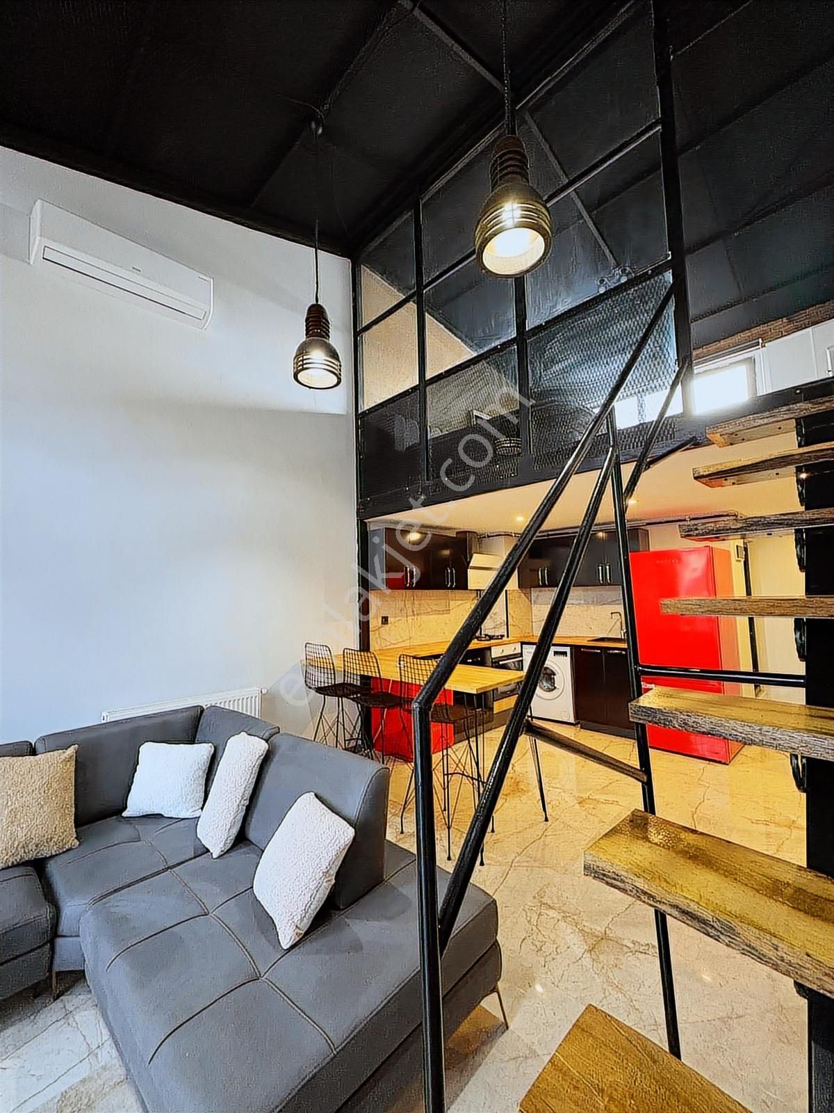 Görüklede Full Eşyalı Geniş M2 Dubleks 1+1 Satılık Loft Daire - Görsel 33
