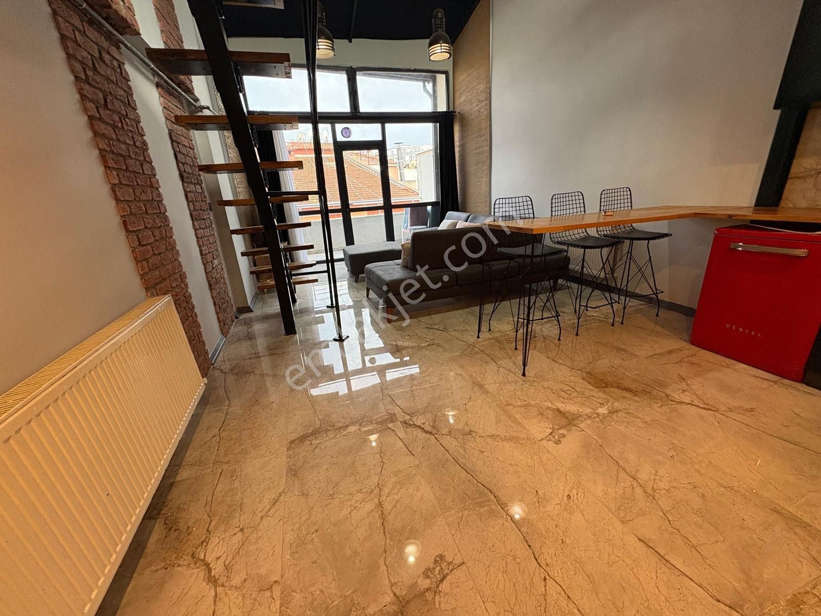 Görüklede Full Eşyalı Geniş M2 Dubleks 1+1 Satılık Loft Daire - Görsel 10