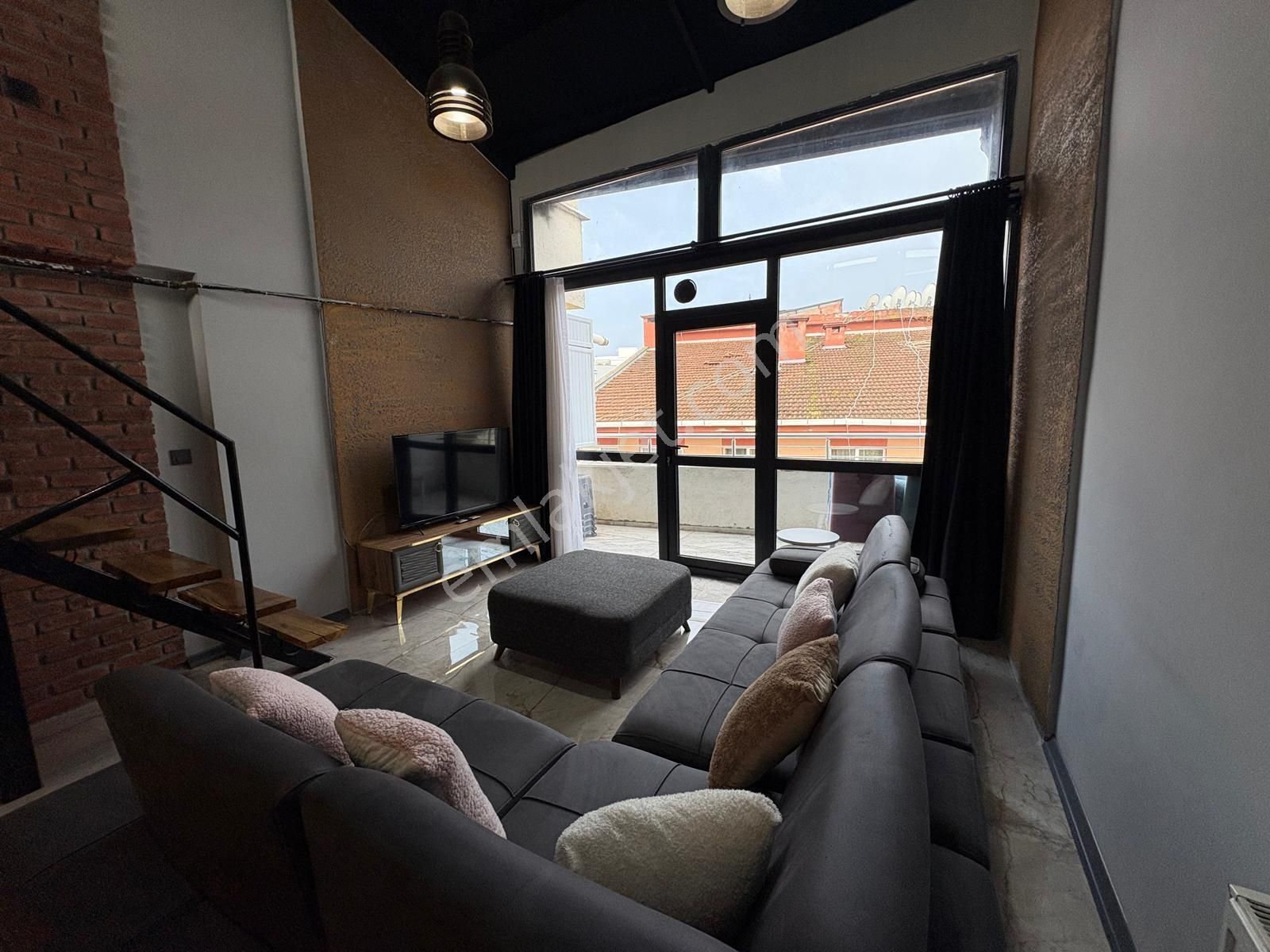 Görüklede Full Eşyalı Geniş M2 Dubleks 1+1 Satılık Loft Daire - Görsel 5