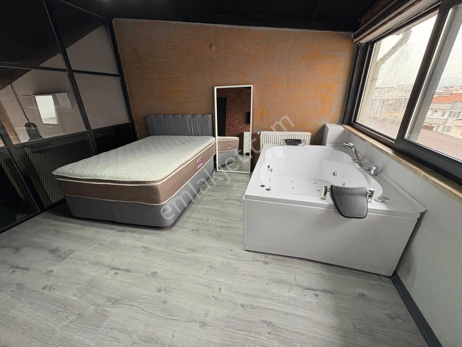 Görüklede Full Eşyalı Geniş M2 Dubleks 1+1 Satılık Loft Daire - Görsel 3