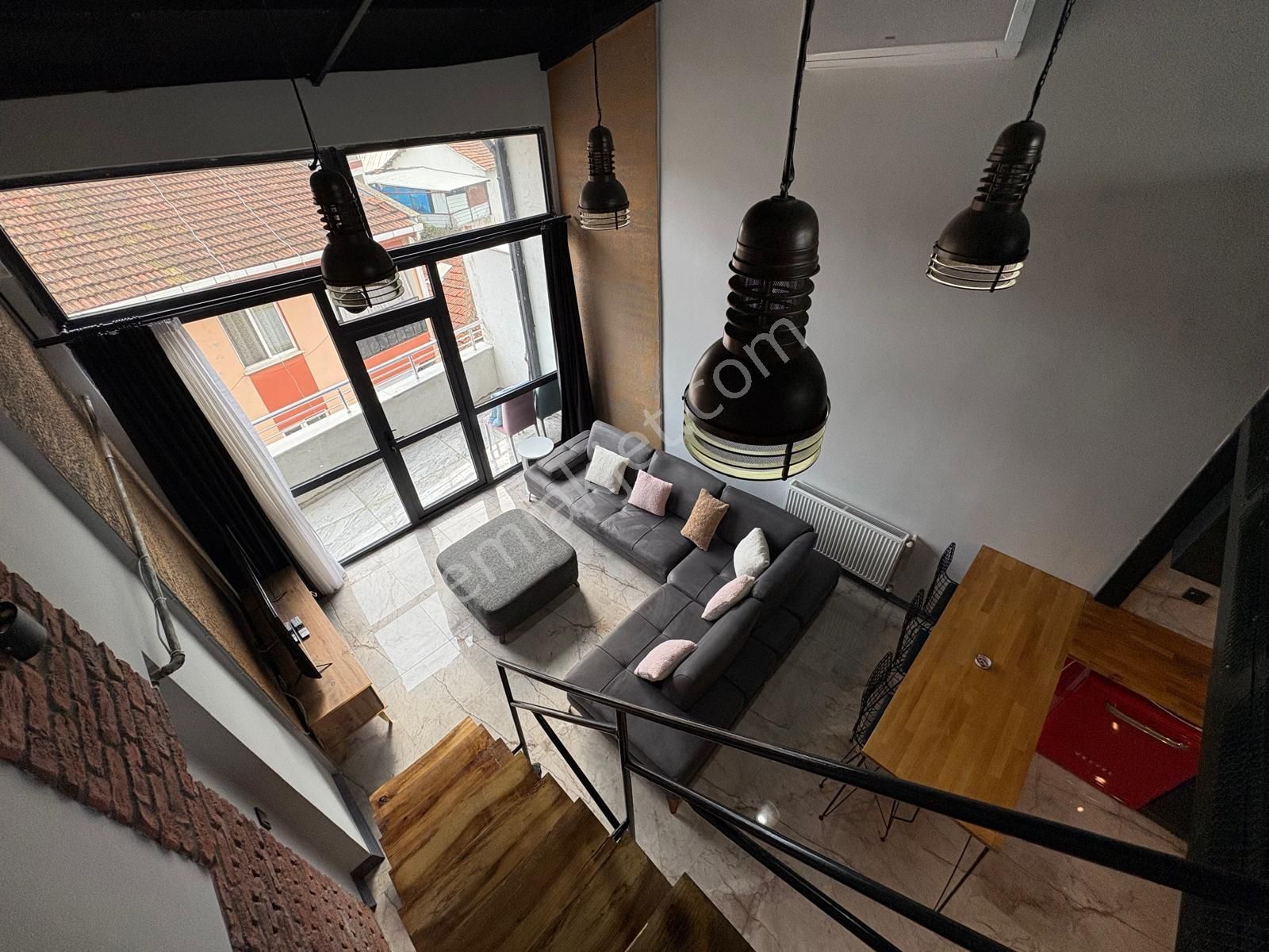 Görüklede Full Eşyalı Geniş M2 Dubleks 1+1 Satılık Loft Daire - Görsel 8