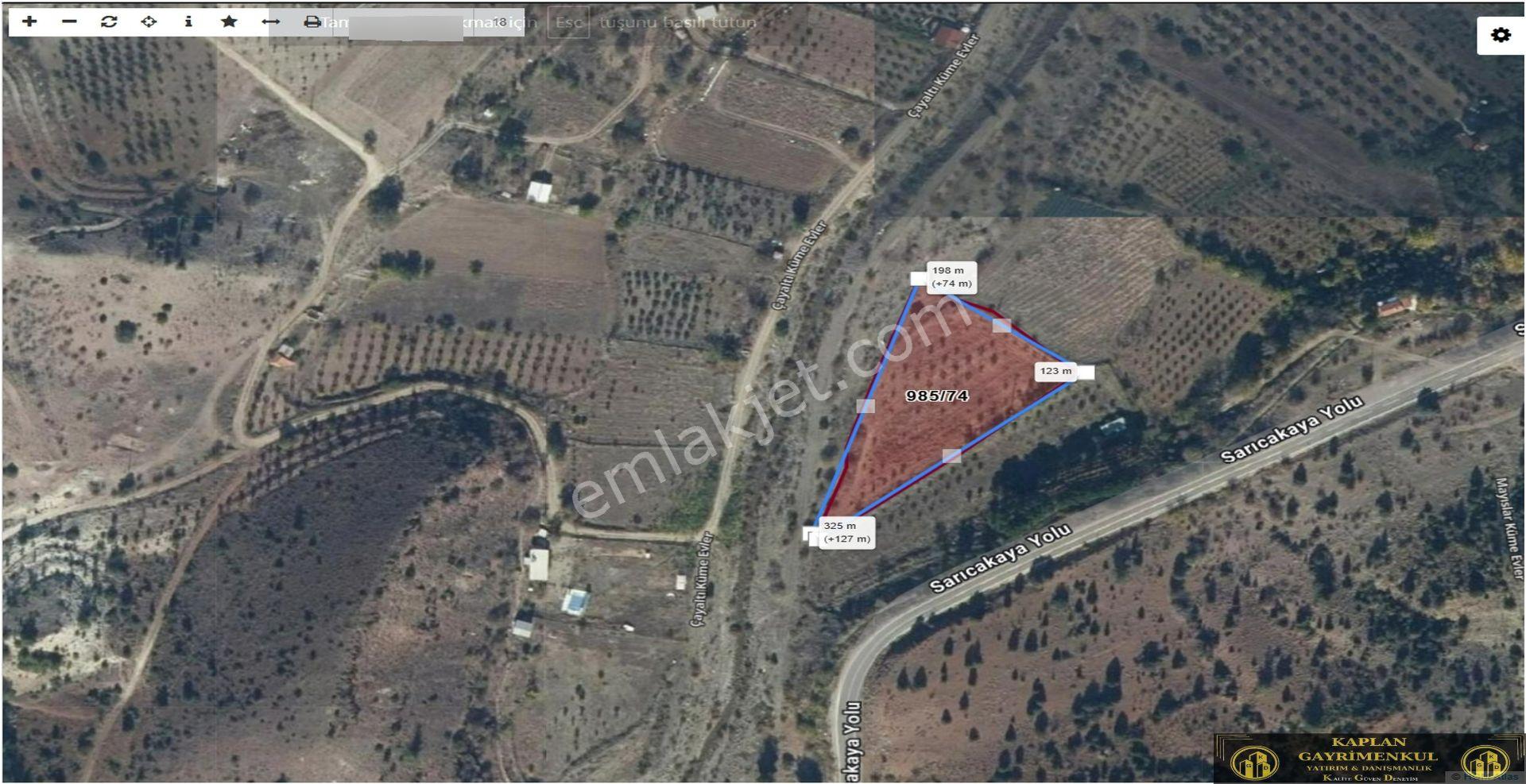 Kaplan Gayrimenkul’den Sarıcakaya Mayıslar Mahallesinde 4700 M² Satılık Yatırımlık Tarla
