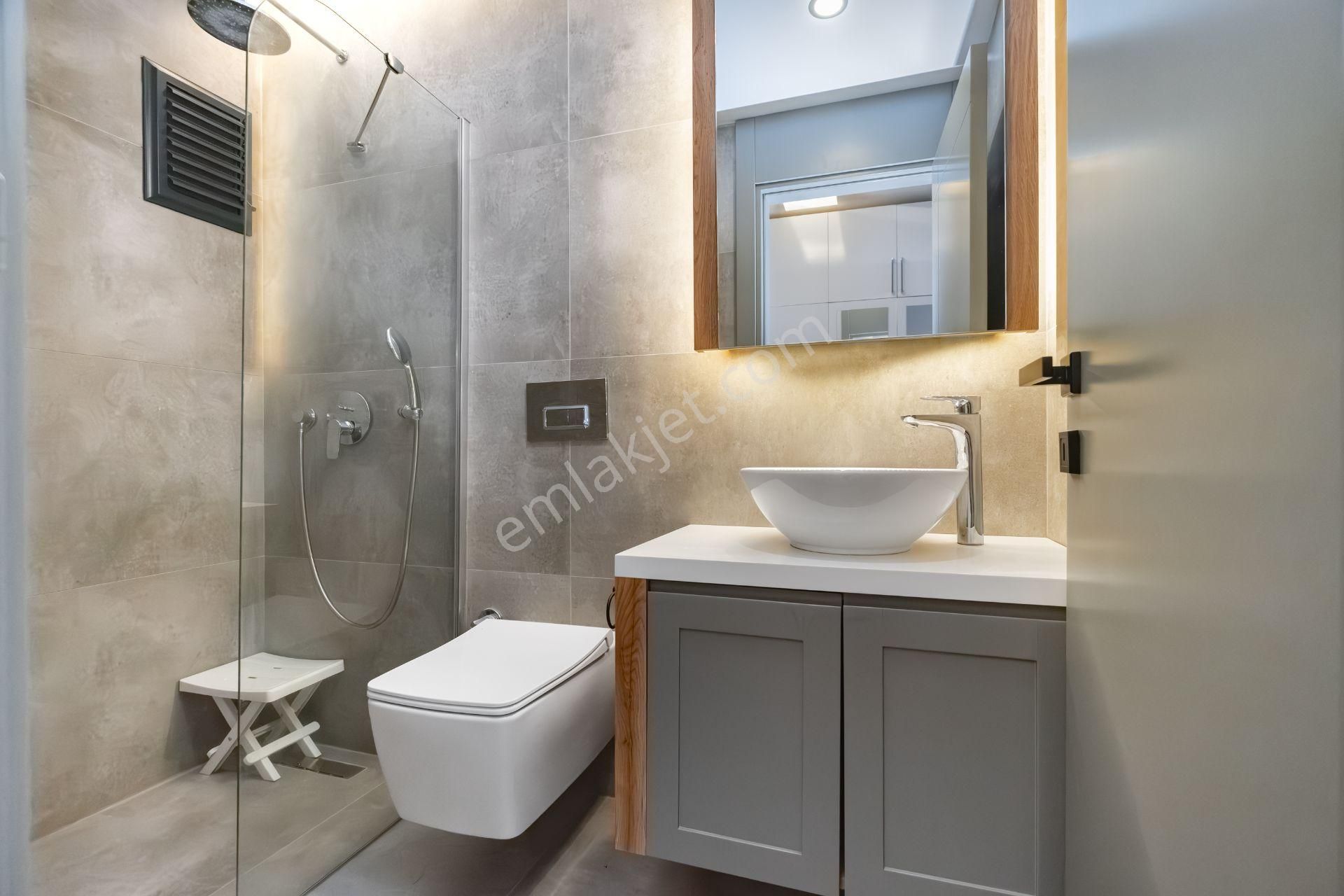 Güzeloba 'da Yerden Isıtmalı, Müstakil Havuzlu Lüks Villa - Görsel 28