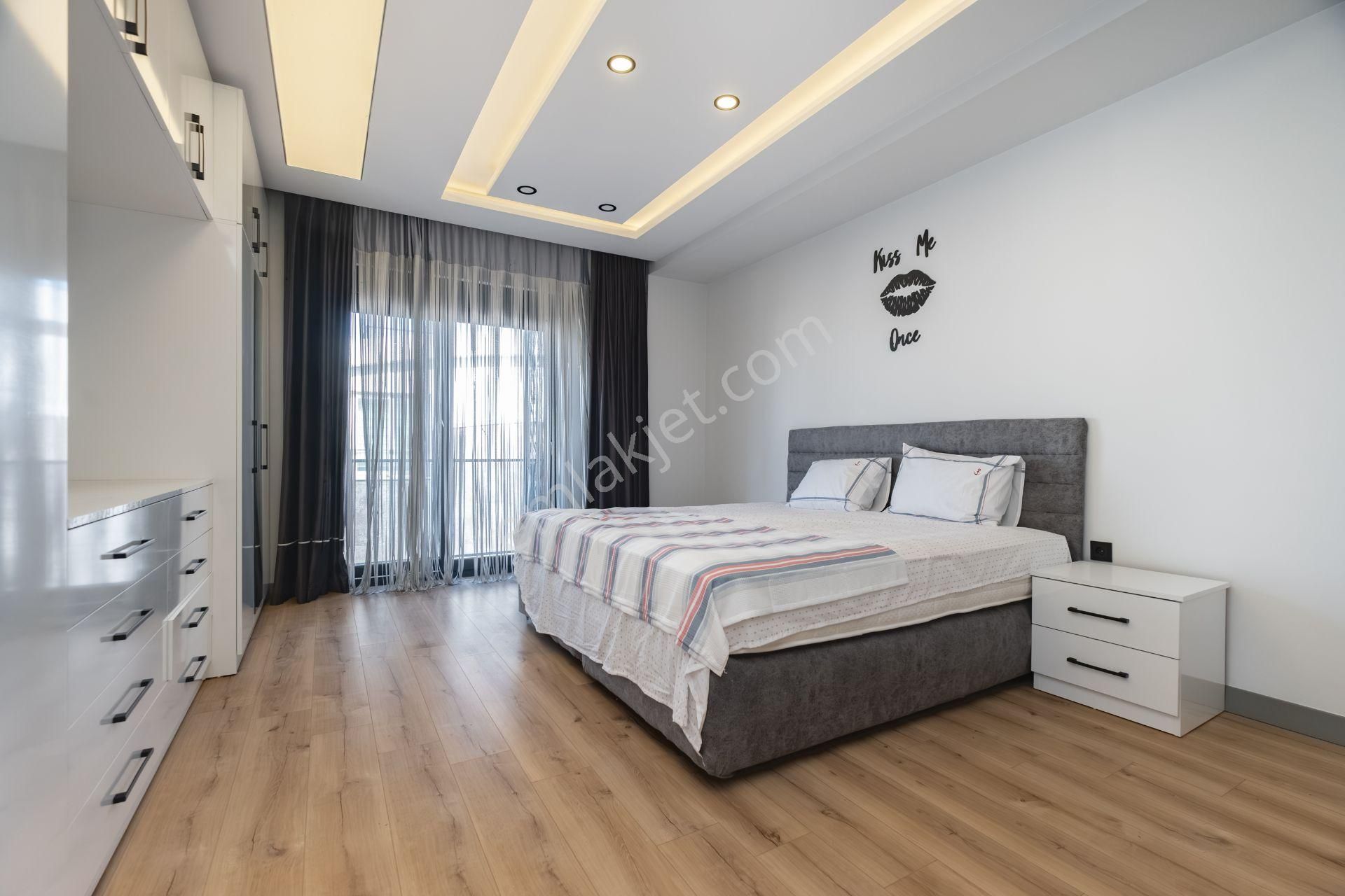 Güzeloba 'da Yerden Isıtmalı, Müstakil Havuzlu Lüks Villa - Görsel 30