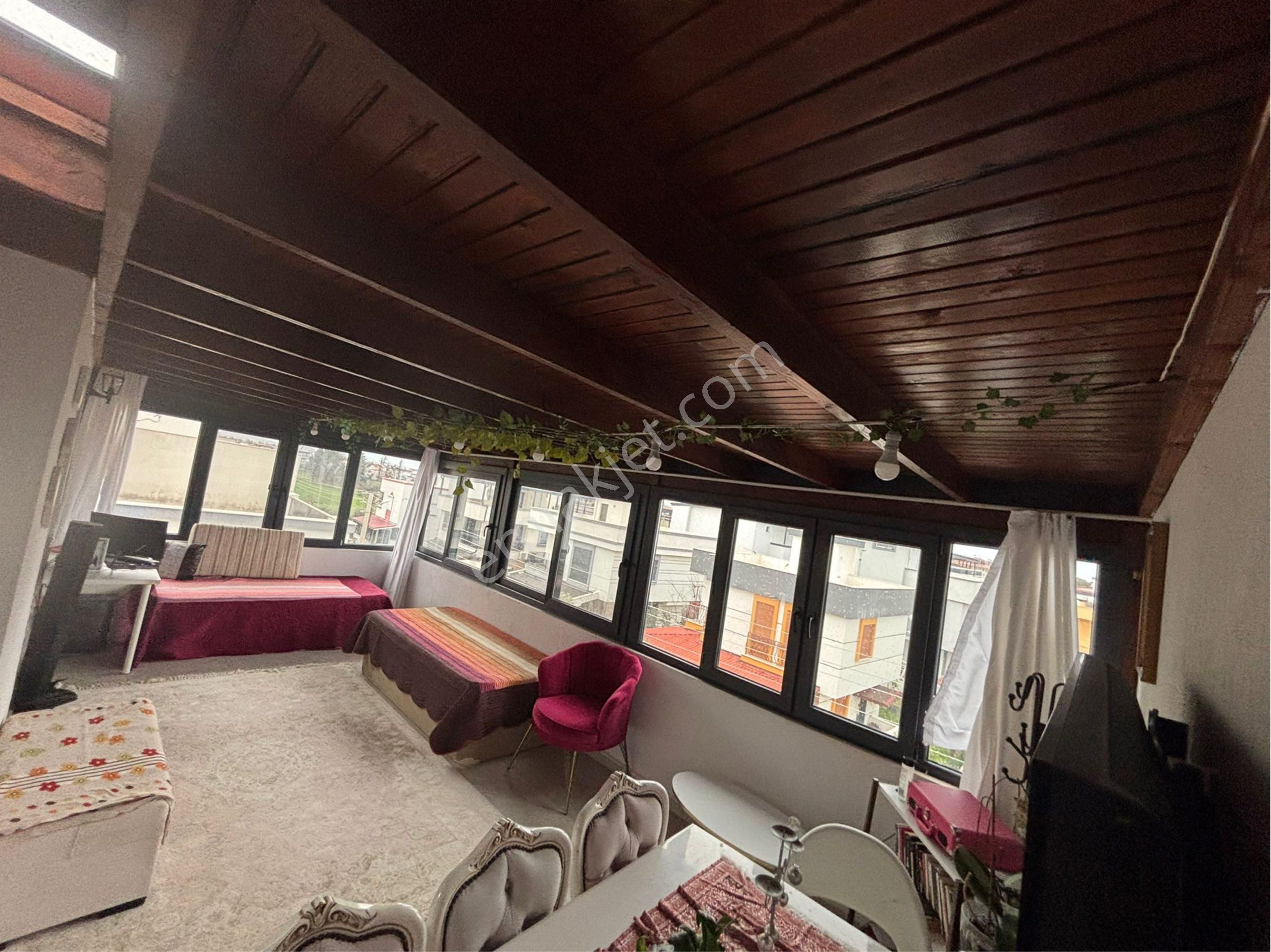 Seferihisar Doğanbey’de Satılık 3 + 1 Geniş Bahçeli Dubleks Yazlık - Görsel 18