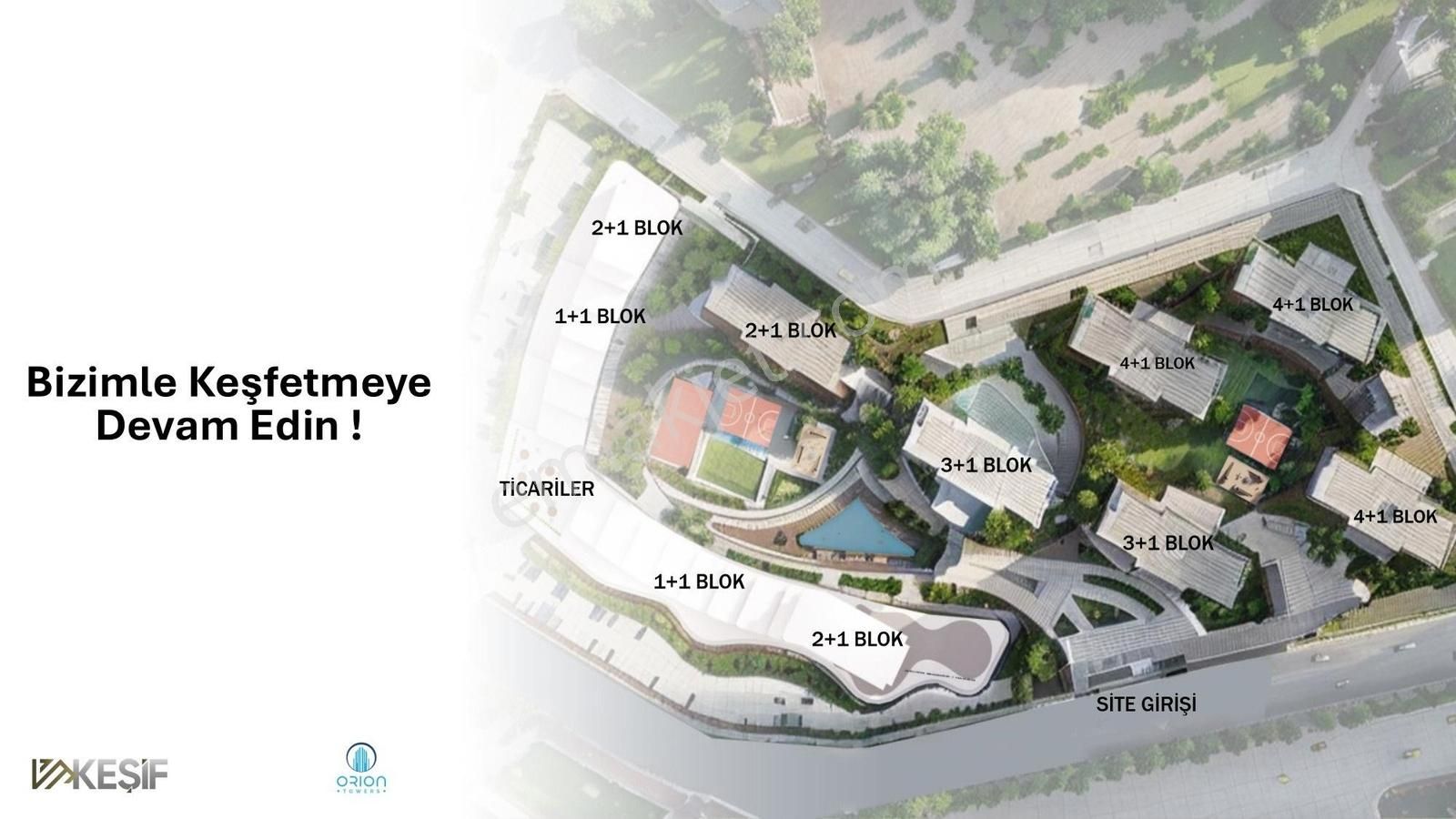 Orıon Towers İncek 1+1den 4+1e Kadar Geniş Daire Seçeneklerle.. - Görsel 13