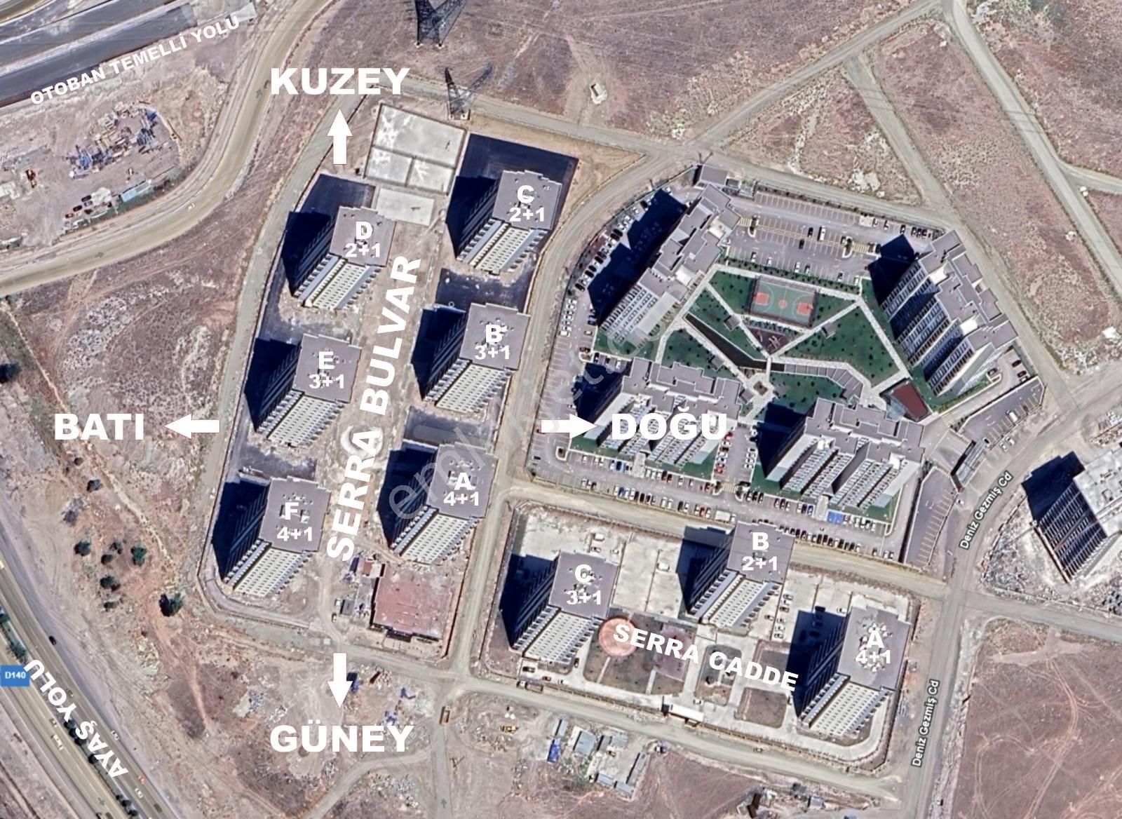 Serra Bulvar'da Kilerli Bağımsız Mutfaklı 2+1 Satılık Daire