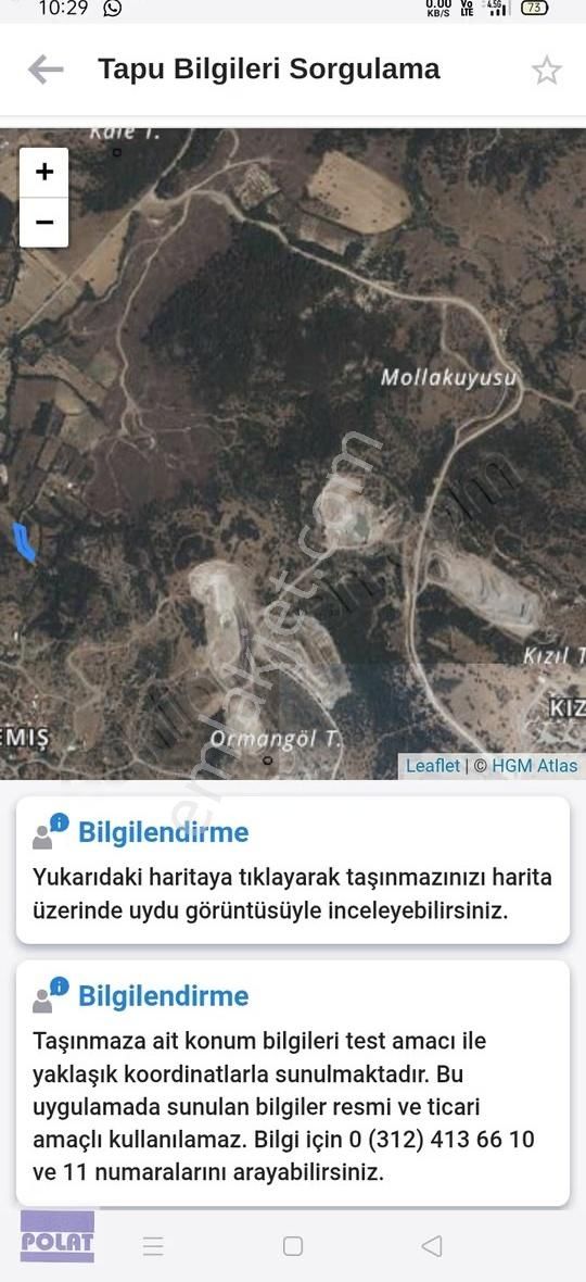 -1200m2-örlemişte Yerleşime Yakın(350m) Yollu,şakranadenize 8km - Görsel 3