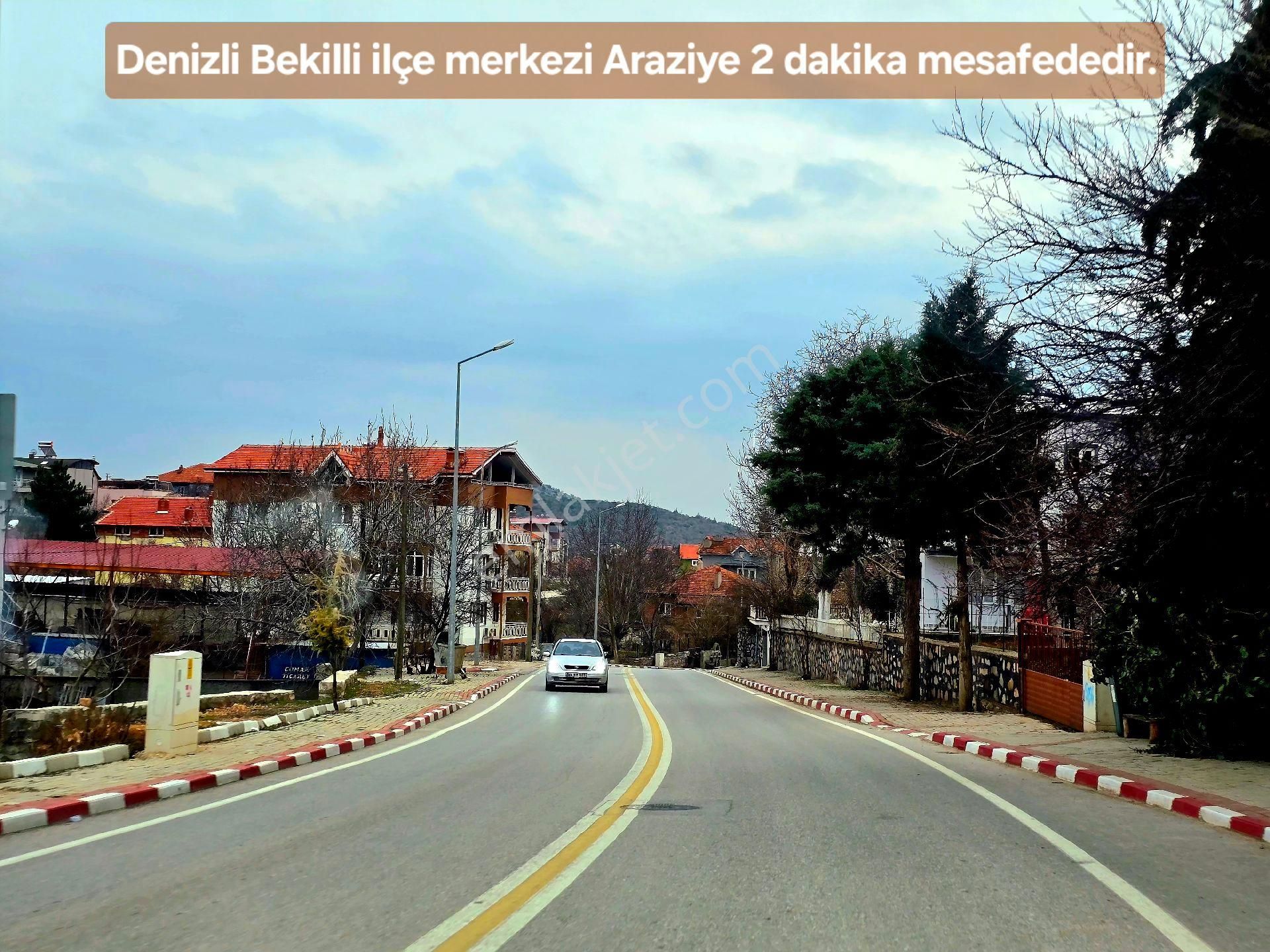 Denizli Bekilli Üçkuyu'da 1.161 M2 Karayolu Yanı, İlçe Toki Köy Manzaralı Tarla. Açıklamayı Okuyunuz - Görsel 30
