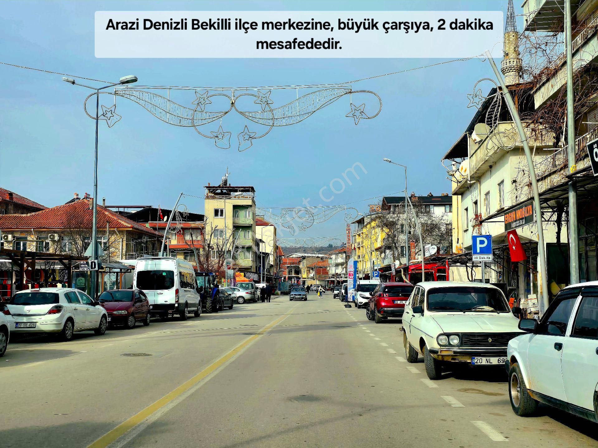 Denizli Bekilli Üçkuyu'da 1.161 M2 Karayolu Yanı, İlçe Toki Köy Manzaralı Tarla. Açıklamayı Okuyunuz - Görsel 4