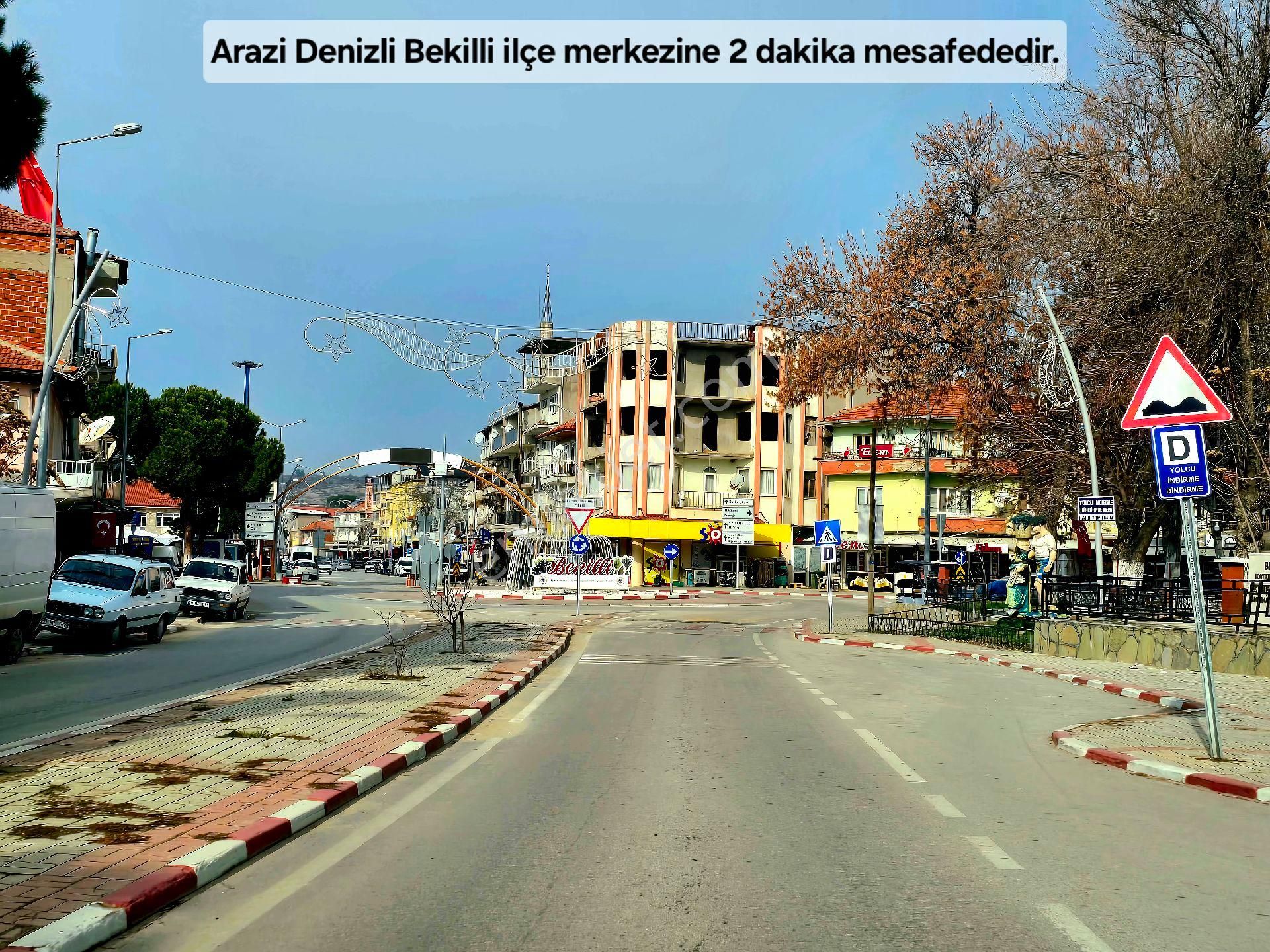 Denizli Bekilli Üçkuyu'da 1.161 M2 Karayolu Yanı, İlçe Toki Köy Manzaralı Tarla. Açıklamayı Okuyunuz - Görsel 5