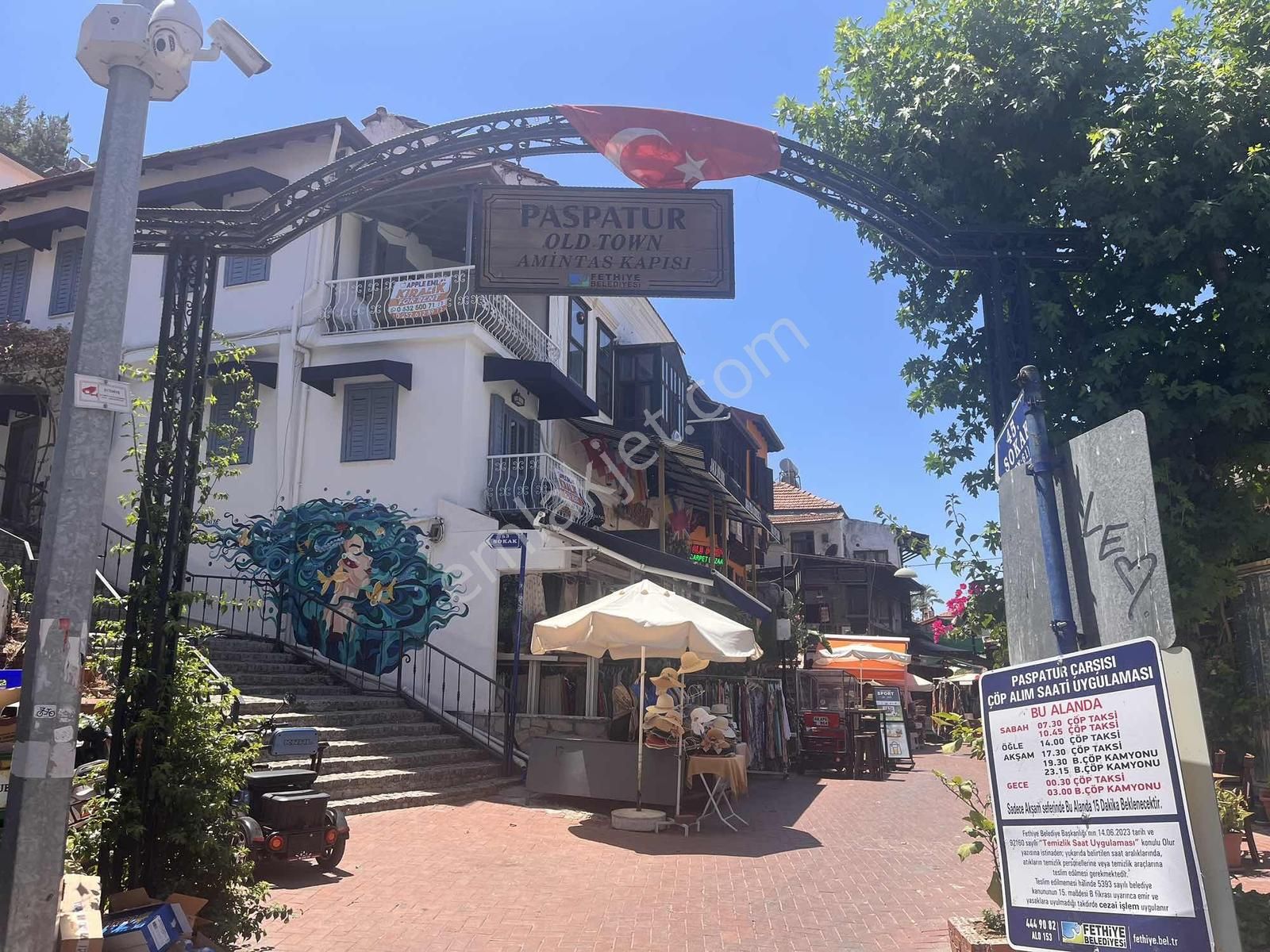 Fethiye Paspatur Girişinde Harika Konumda Uzun Dönem Kiralık 1+1 - Görsel 5