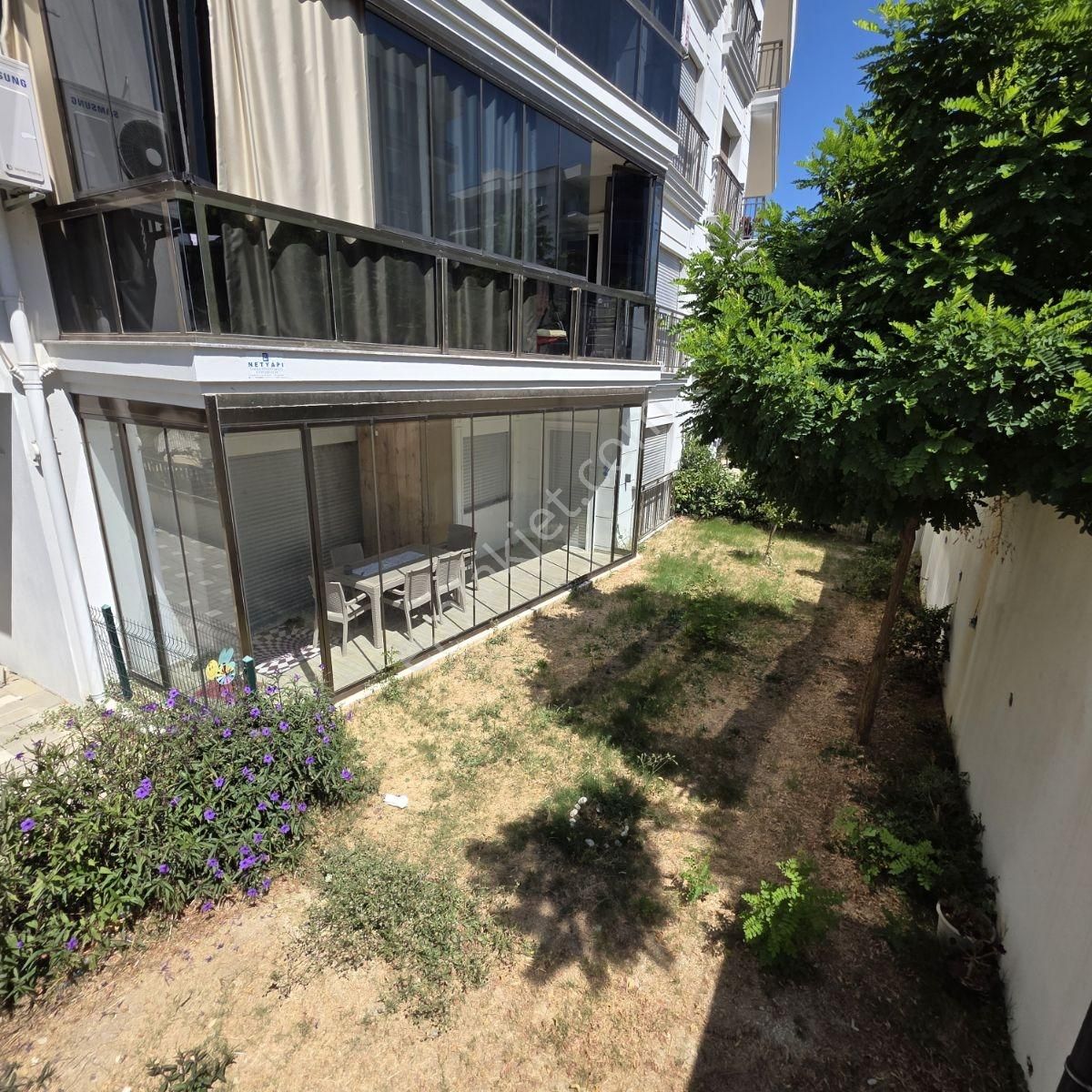 Havuzlu Site İçinde 2+1 Eşyalı Bahçe Katı Daire Kiralıktır.. - Görsel 24