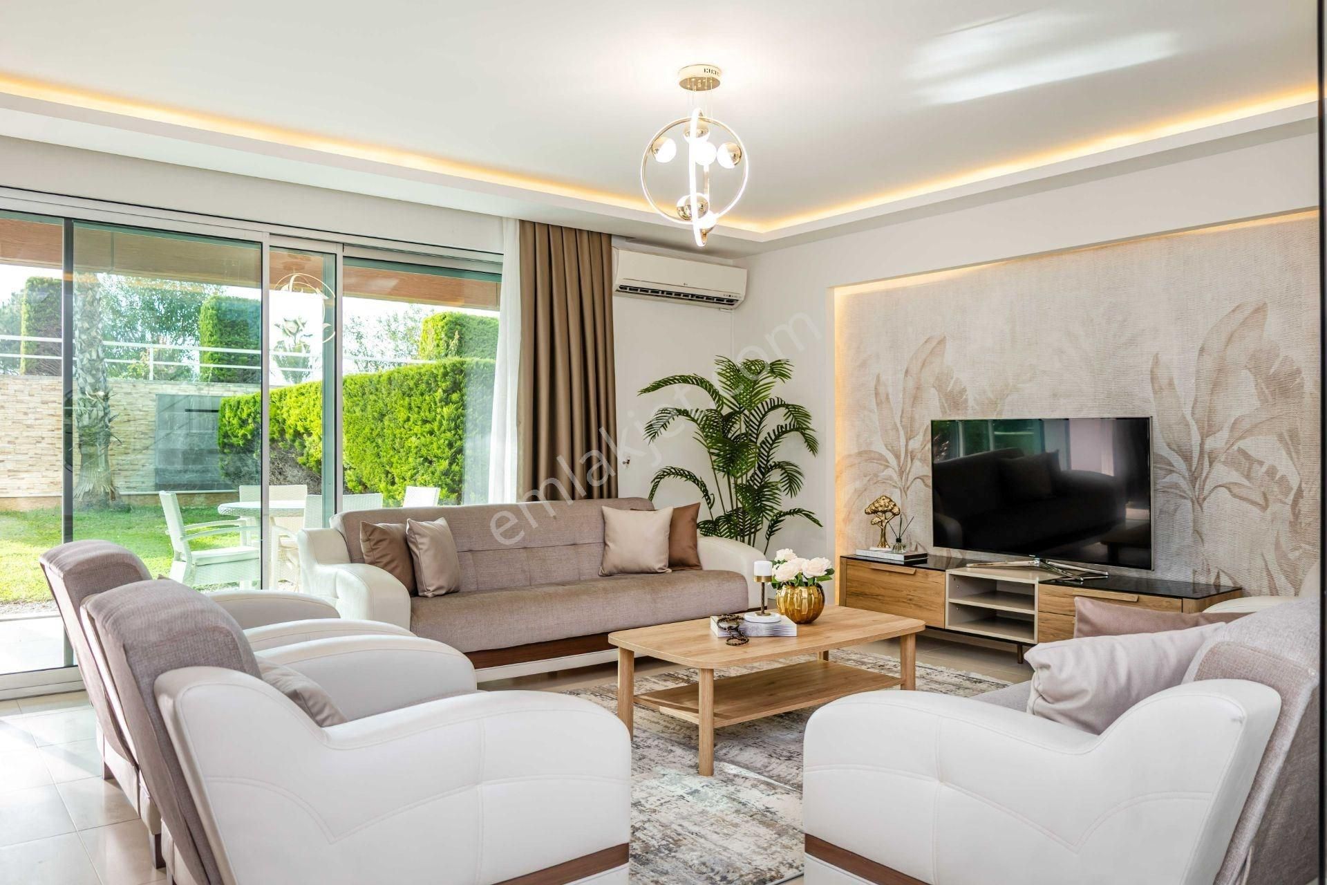 Alanya / Kestel | Denize Sıfır | Deniz Manzaralı 2+1 Bahçe Dubleks