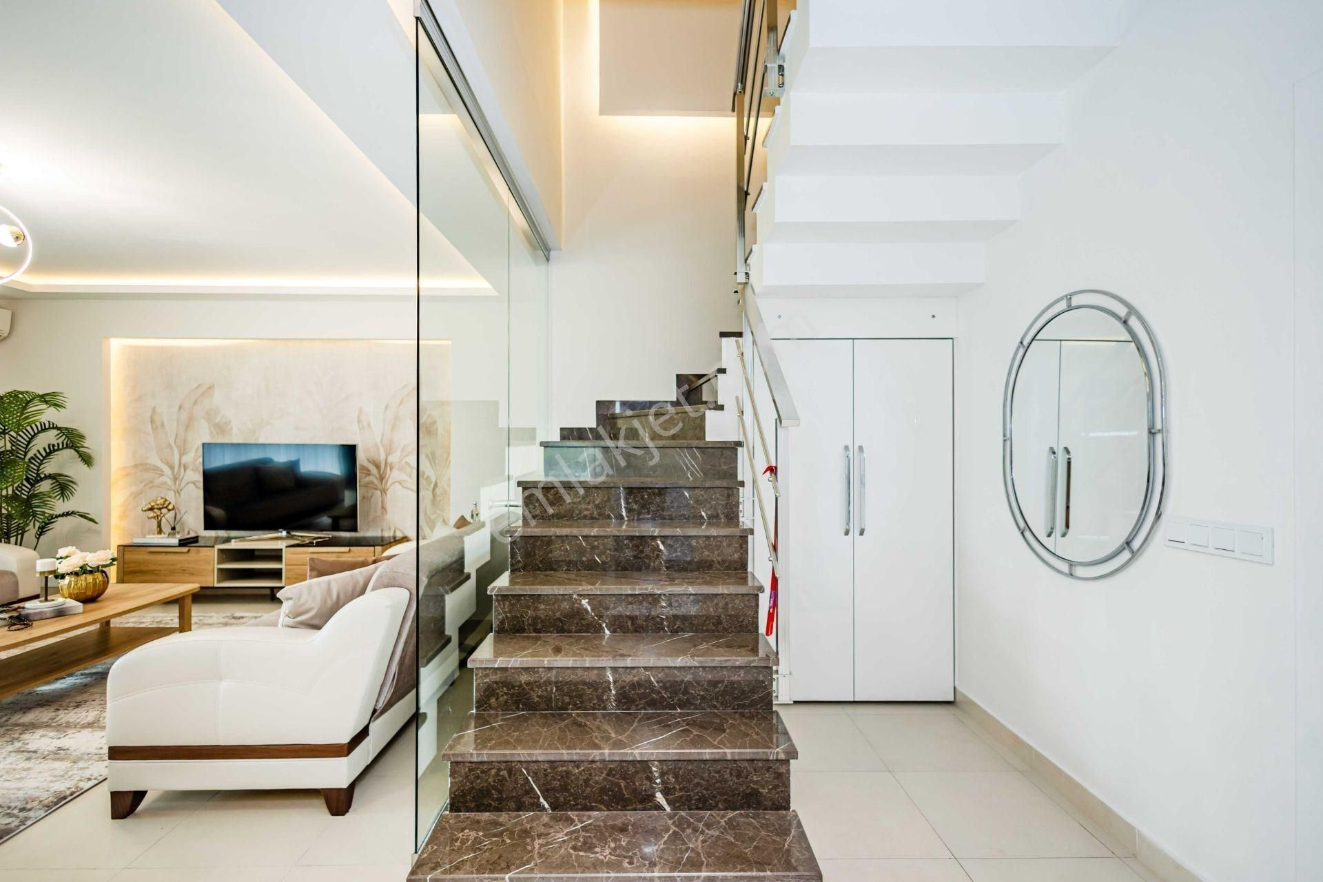 Alanya / Kestel | Denize Sıfır | Deniz Manzaralı 2+1 Bahçe Dubleks - Görsel 13