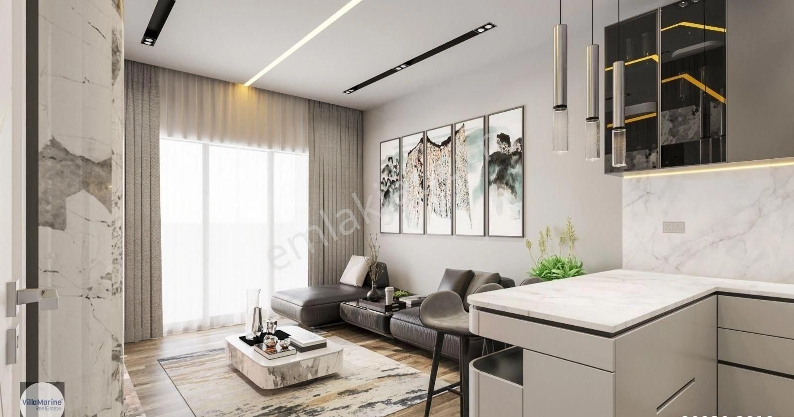 Güvenlikli Sitede Yerden Isıtmalı 1+1 Daire - Görsel 17