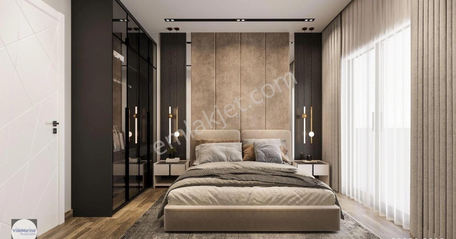 Güvenlikli Sitede Yerden Isıtmalı 1+1 Daire - Görsel 20