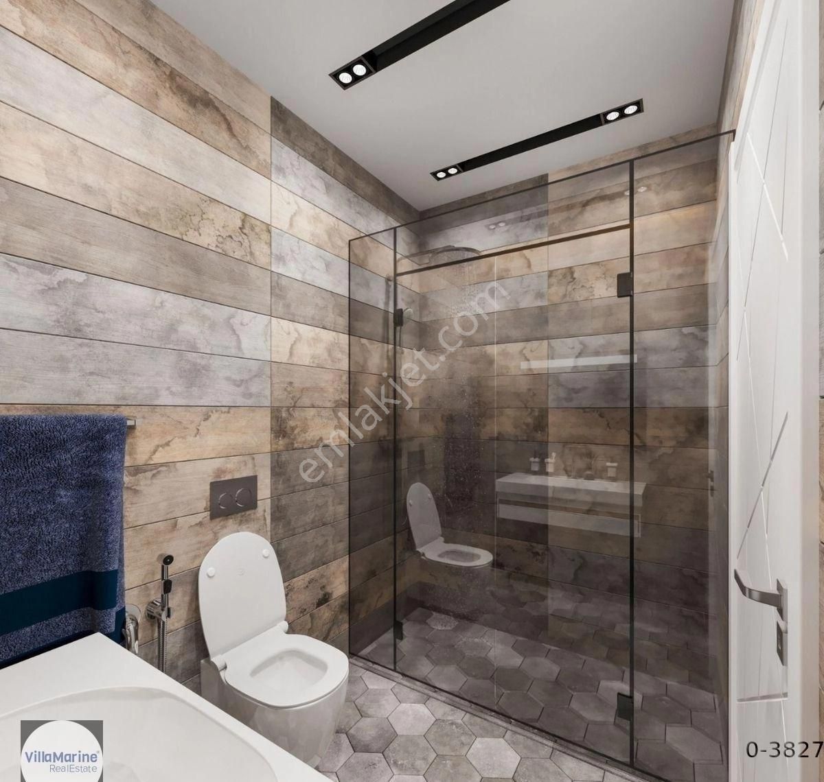 Güvenlikli Sitede Yerden Isıtmalı 1+1 Daire - Görsel 22