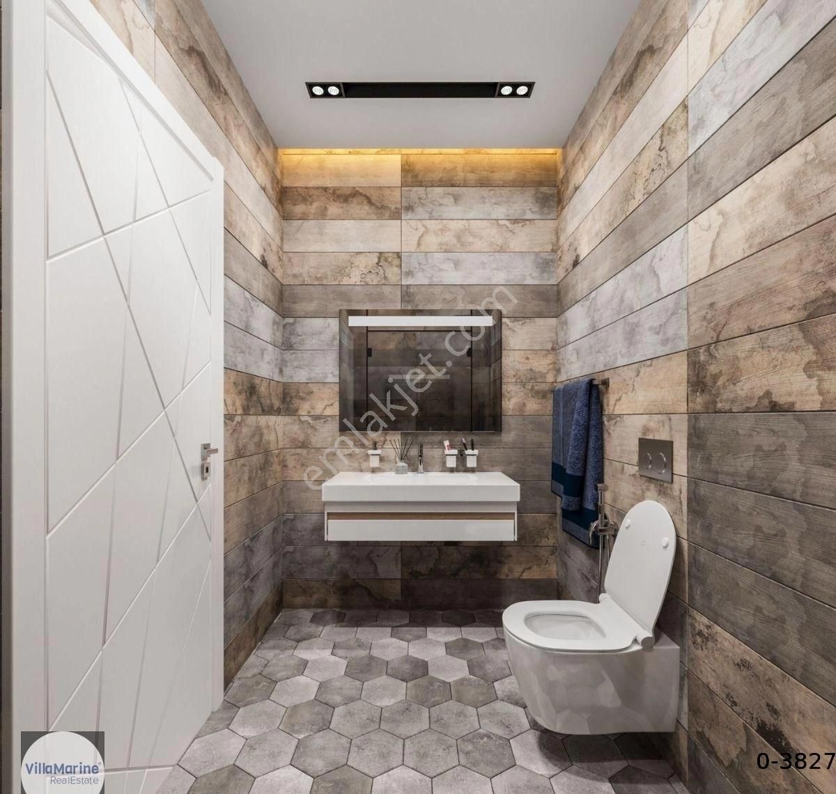 Güvenlikli Sitede Yerden Isıtmalı 1+1 Daire - Görsel 23