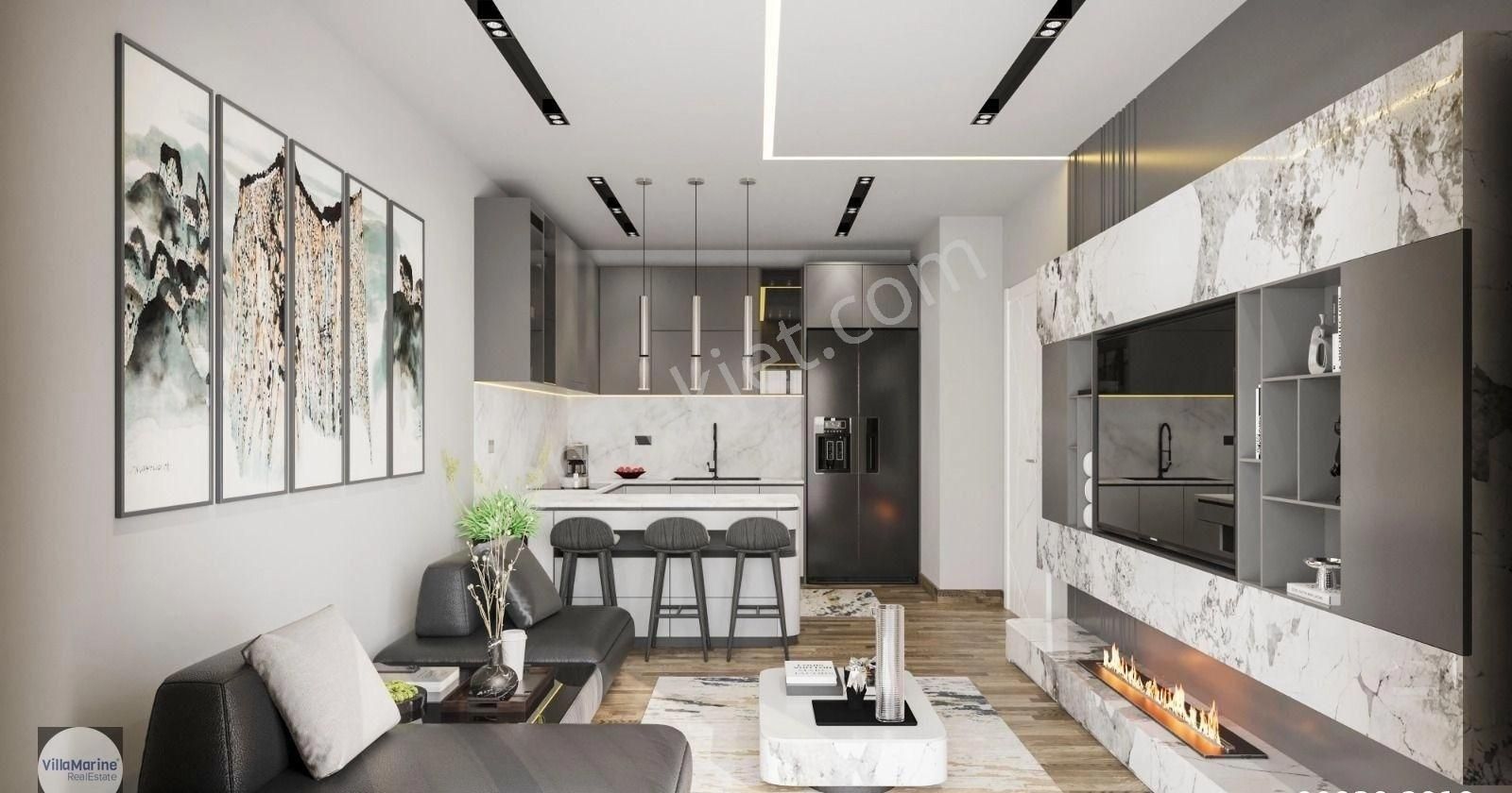 Güvenlikli Sitede Yerden Isıtmalı 1+1 Daire - Görsel 15