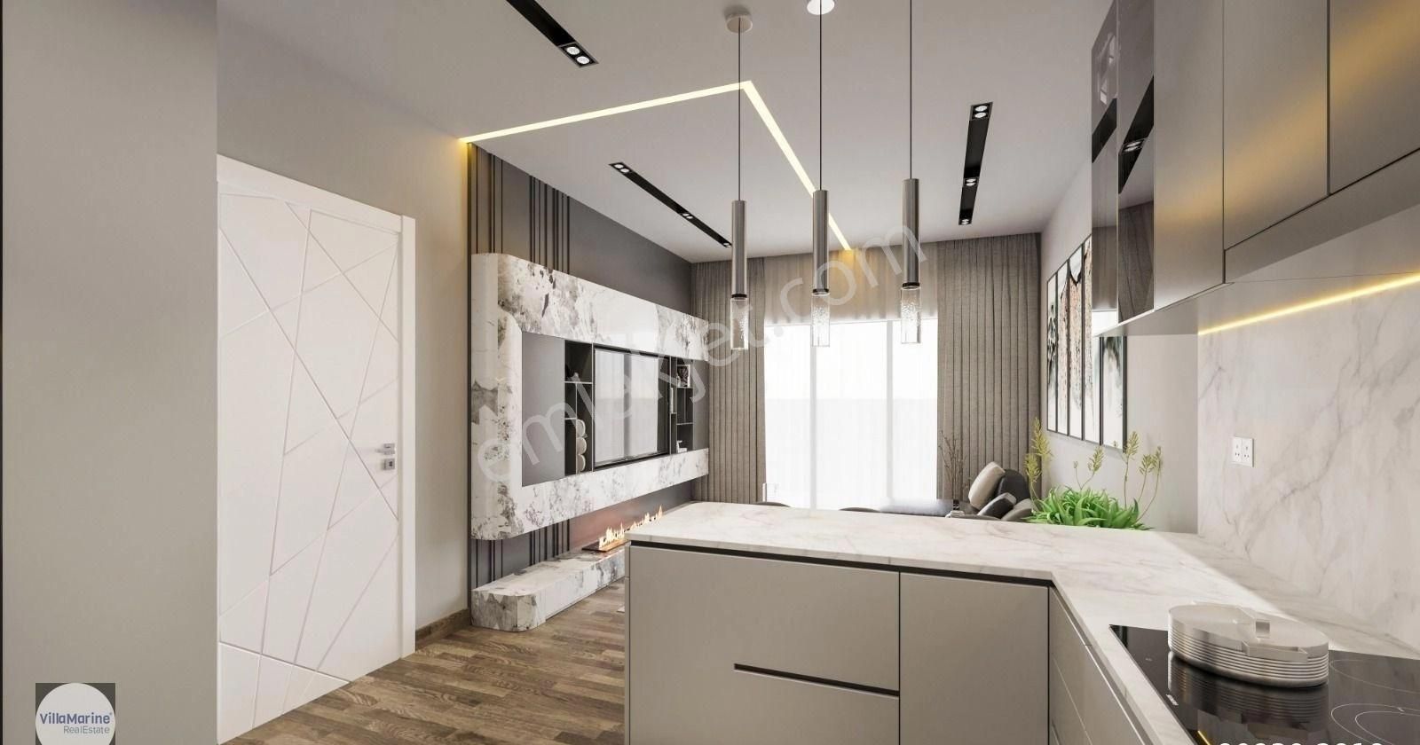 Güvenlikli Sitede Yerden Isıtmalı 1+1 Daire - Görsel 19