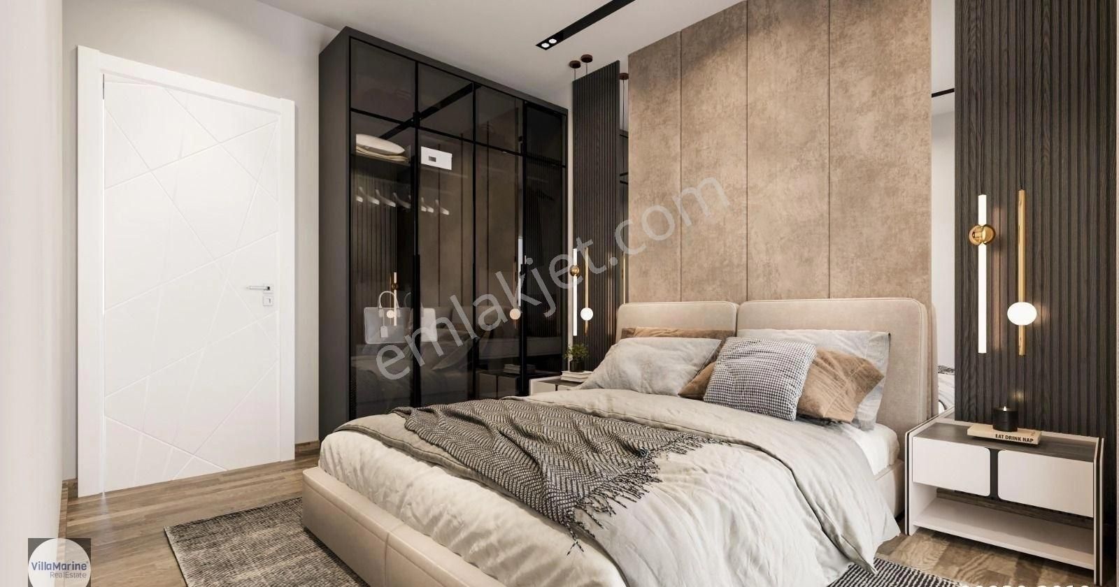 Güvenlikli Sitede Yerden Isıtmalı 1+1 Daire - Görsel 21