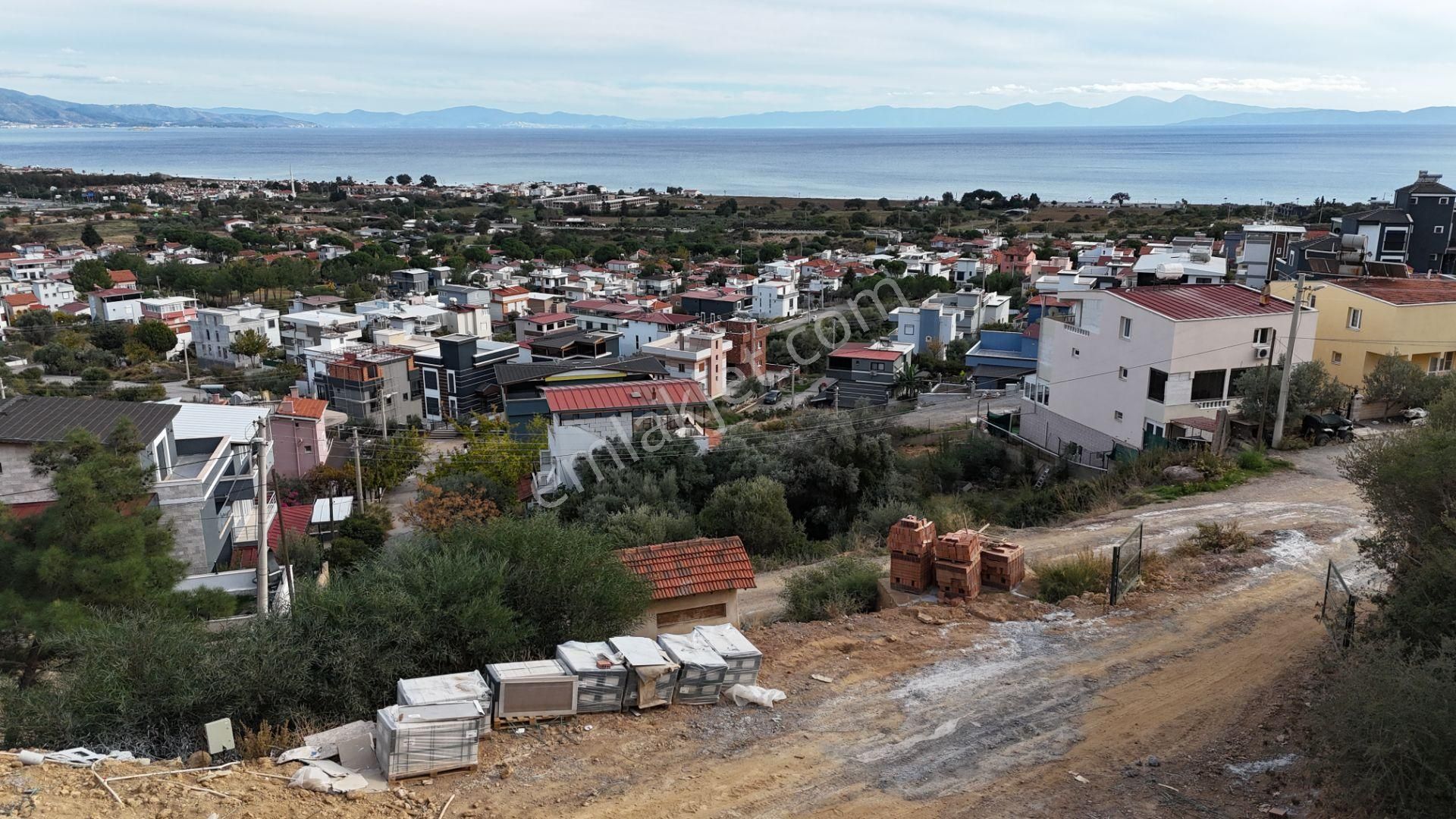 İzmir Seferihisar Atatürk Mahallesinde Deniz Manzaralı 300 M2 Arsa - Görsel 6