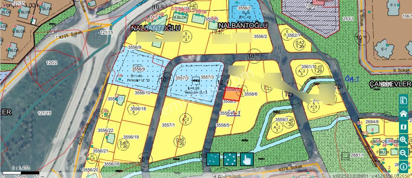 Akmanoğlu Emlak'tan Nalbantoğlu Mah. 368 M2 3 Kat İmarl