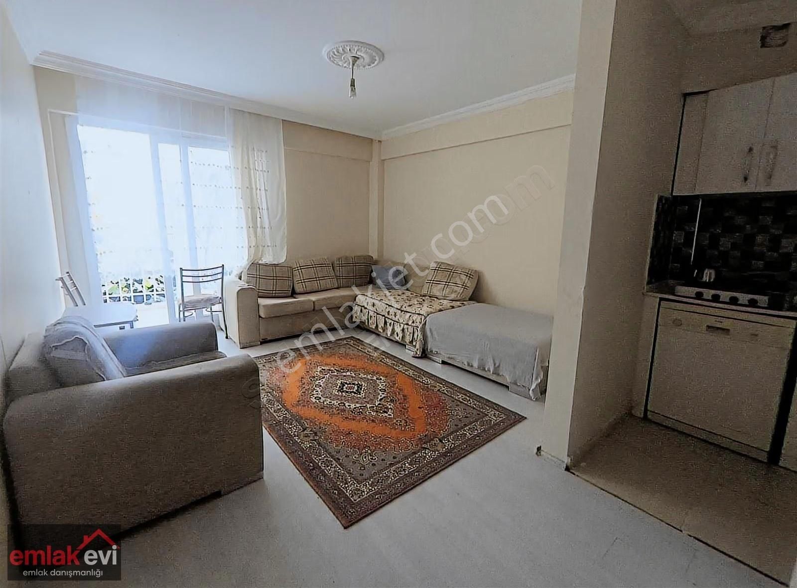 Emlak Evin'den Orta Mahallede Eşyalı 1+1 Daire - Görsel 1
