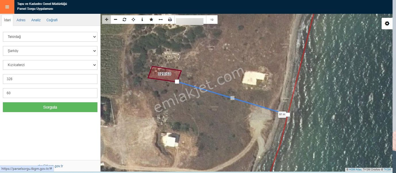Tekirdağ Şarköy Kızılcaterzi Mahallesi Satılık Villa İmarlı Denize 90 Metre Fırsat Arsa - Görsel 15