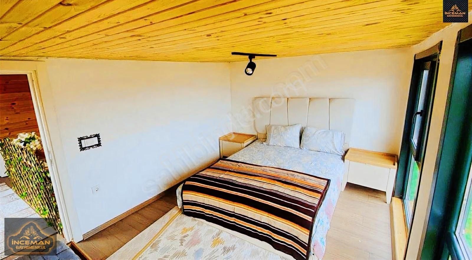 Sıfır, Ruhsatlı, Eşyalı Ahşap Villa | Bağ Manzaralı - Görsel 9
