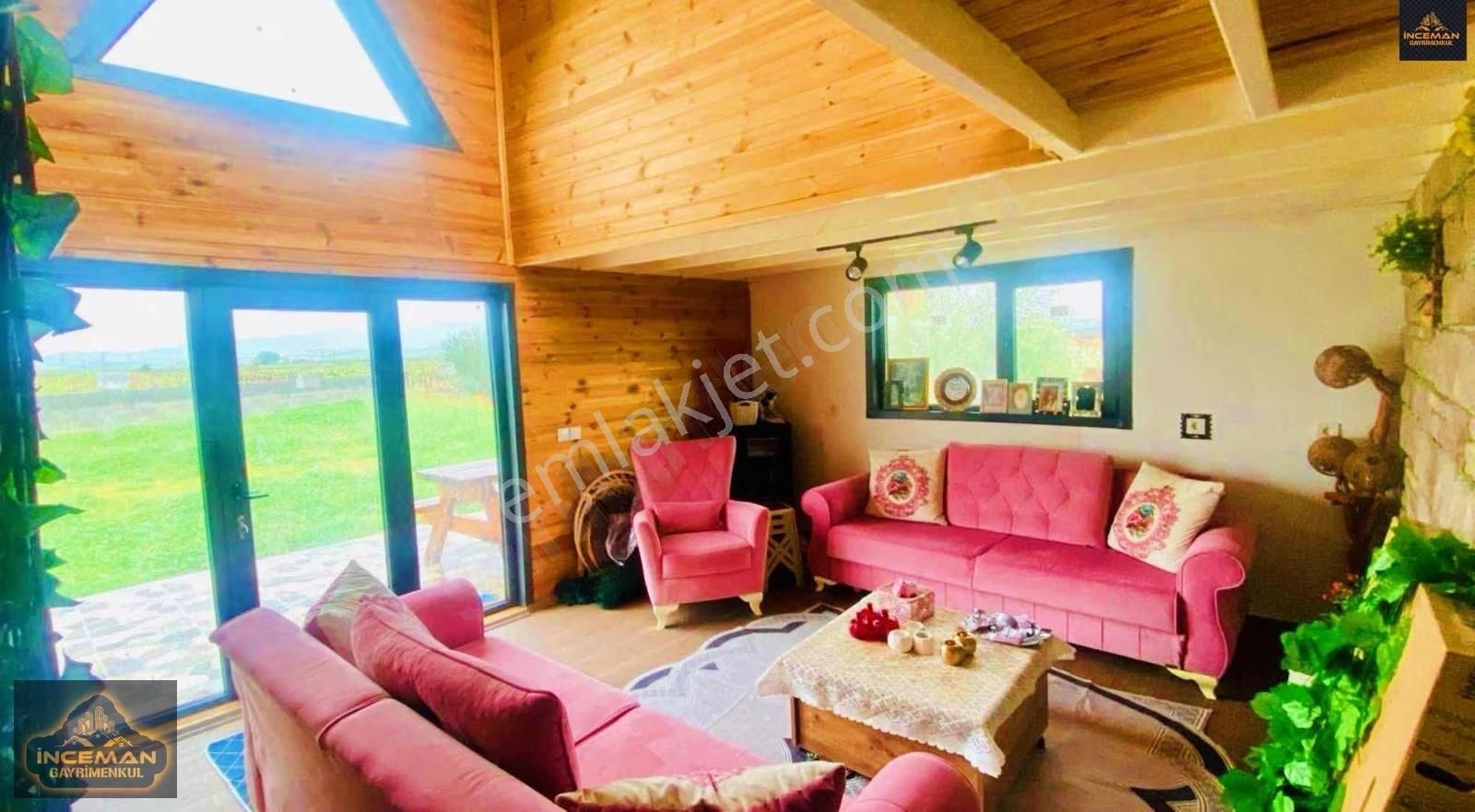 Sıfır, Ruhsatlı, Eşyalı Ahşap Villa | Bağ Manzaralı - Görsel 5