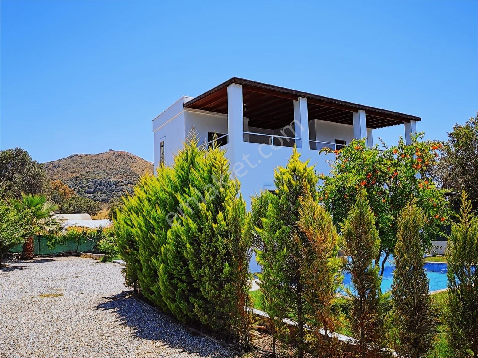 Bodrum Gümüşlük Yıllık Kiralık 3+1 Tam Müstakil Havuzlu Villa - Görsel 5