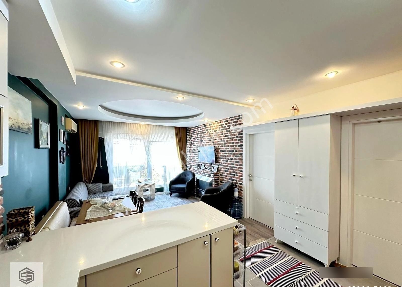 Lara Güzelobada Havuzlu Tek Bloklu Site Katta Eşyalı 1+1 - Görsel 2