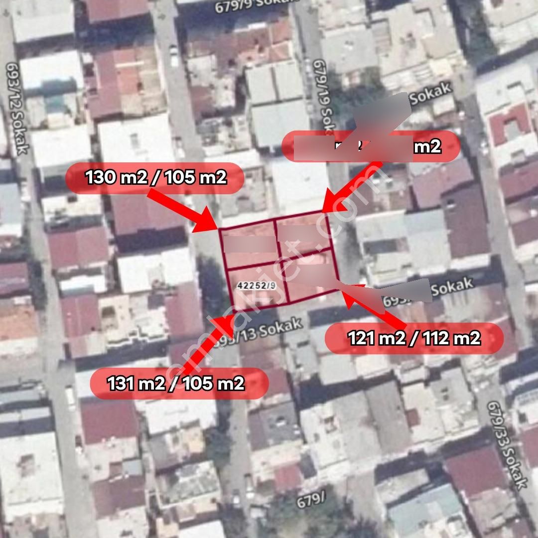 Turyap'tan Buca Göksu İzban Yakını Satılık 4 Adet Köşe Arsa - Görsel 4