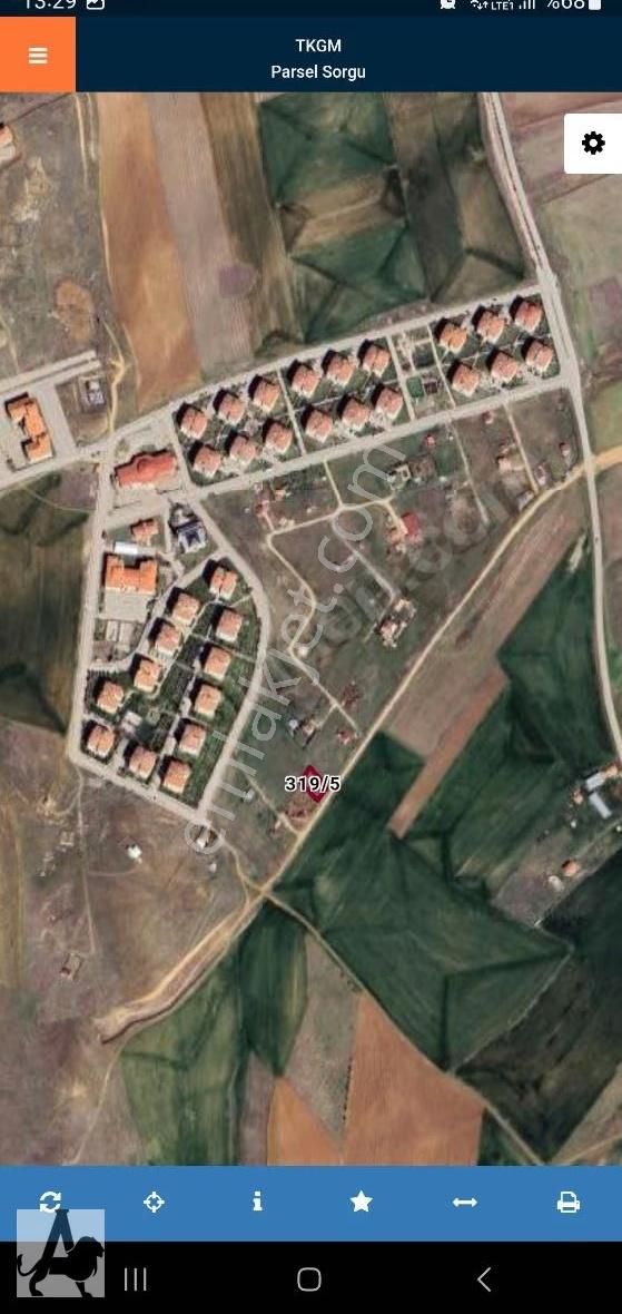 Temelli Toki Yanında Tek Tapu Asfalt Cepheli Villa Arsası