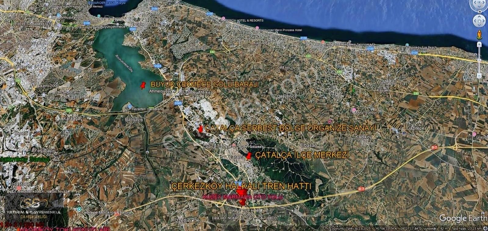 Çatalça Kaleiçi Mah. 386 M2 Çaplı Muvafakkatlı Yatrıma Uygn Acil - Görsel 16