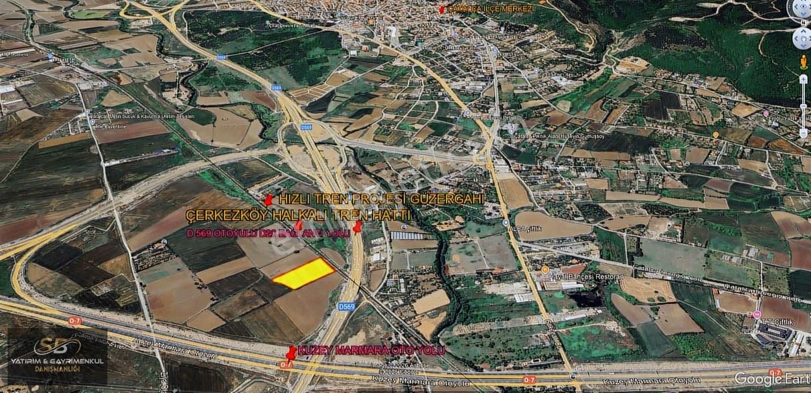 Çatalça Kaleiçi Mah. 386 M2 Çaplı Muvafakkatlı Yatrıma Uygn Acil - Görsel 2