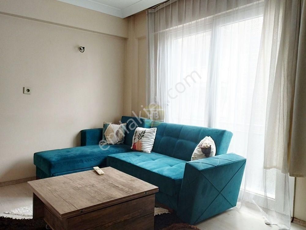 Hb'den 1+1 Eşyalı Kiralık Daire, Zafer'de Merkezi Kaloriferli - Görsel 1