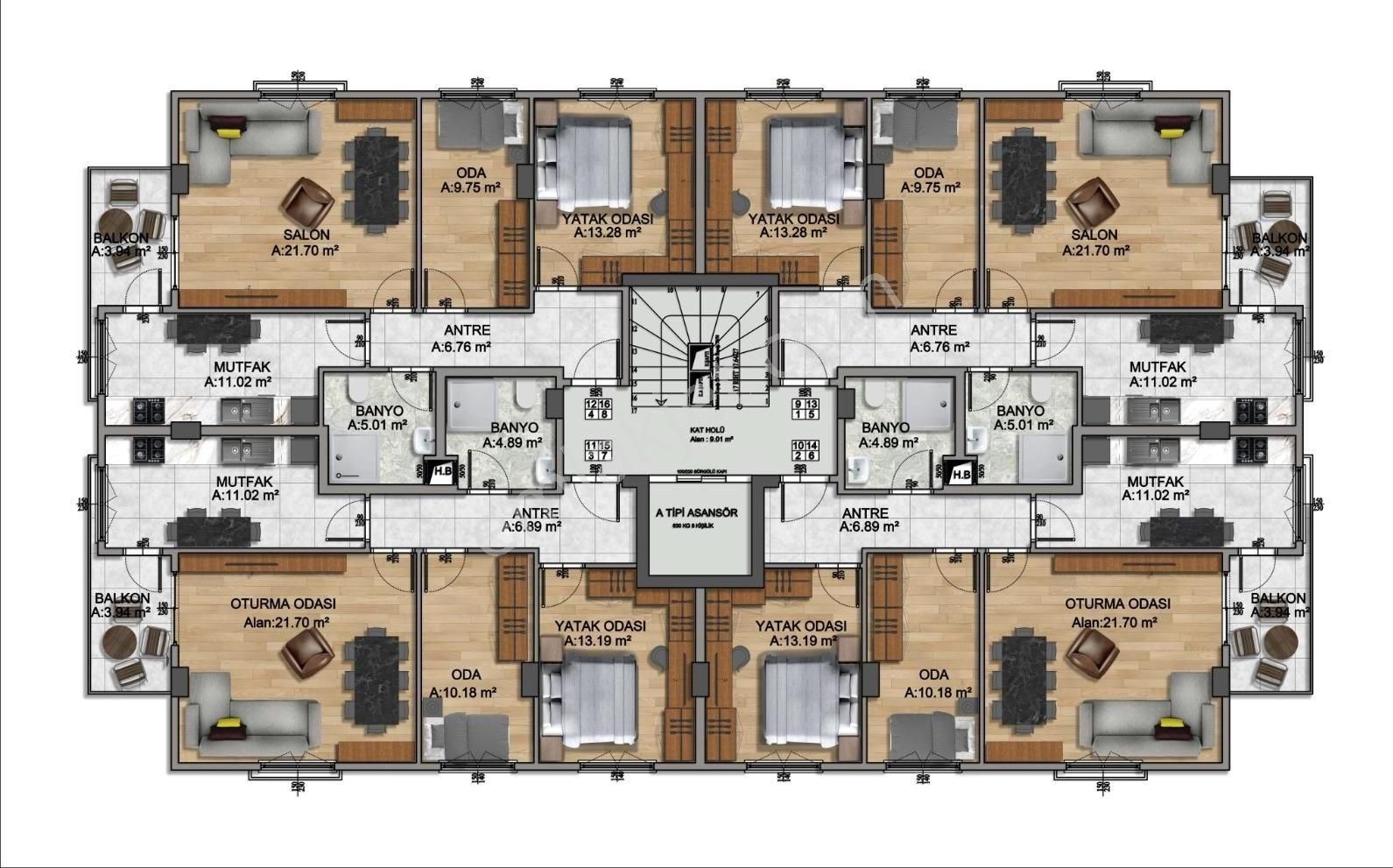 Satılık 2+1 Lüks Sıfır Daireler - Pendik Kurtköy - Görsel 24